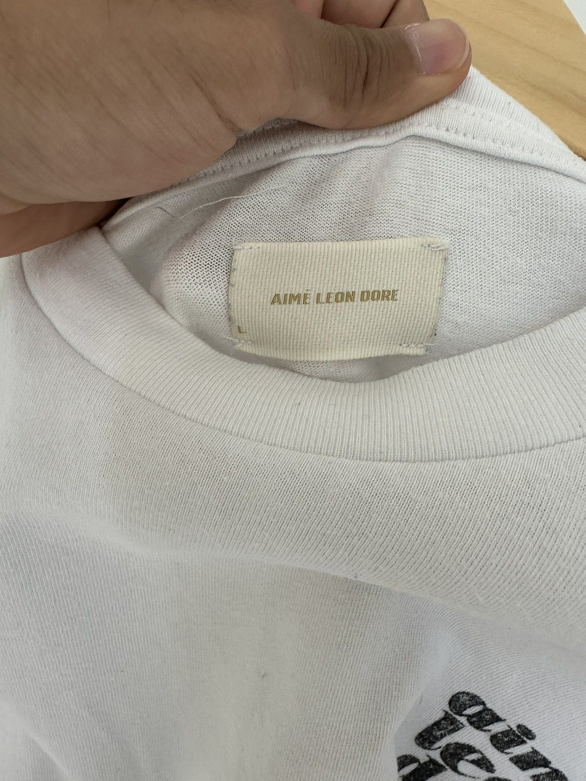 Aime Leon Dore Aime Leon Dore White Tennis T-shirt Size US L / EU 52-54 / 3 - 4 Thumbnail