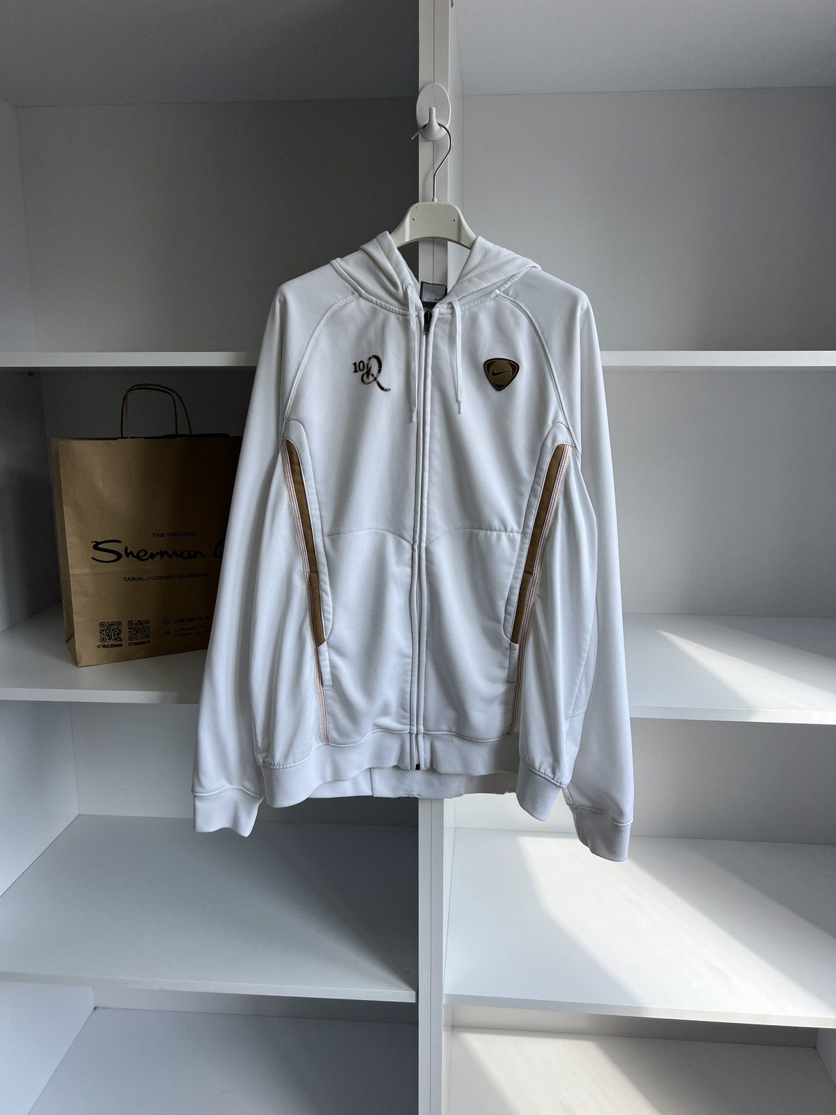 Nike × Vintage Vintage Nike Ronaldinho zip hoodie Size US M / EU 48-50 / 2 - 1 Thumbnail