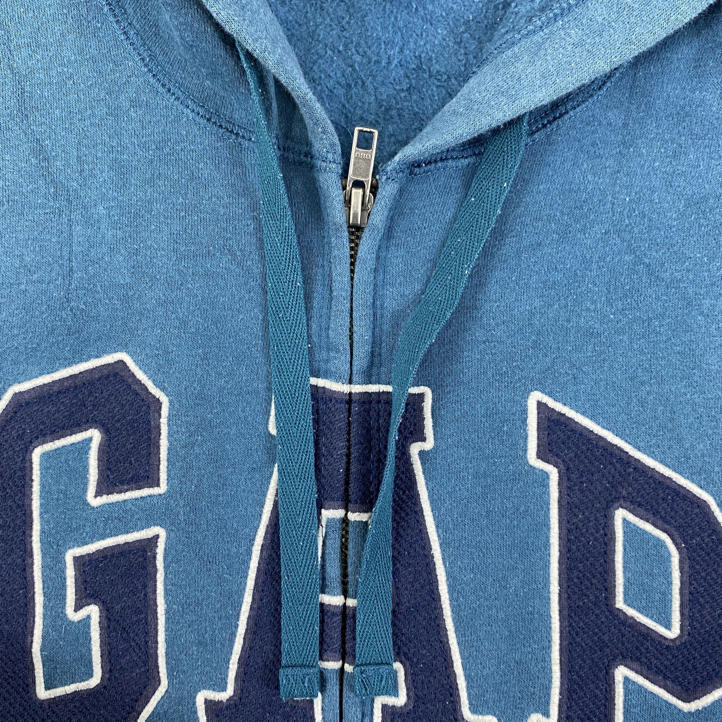 Gap Vintage GAP Big Logo Zipper Hoodie -SW092 Size US S / EU 44-46 / 1 - 5 Thumbnail
