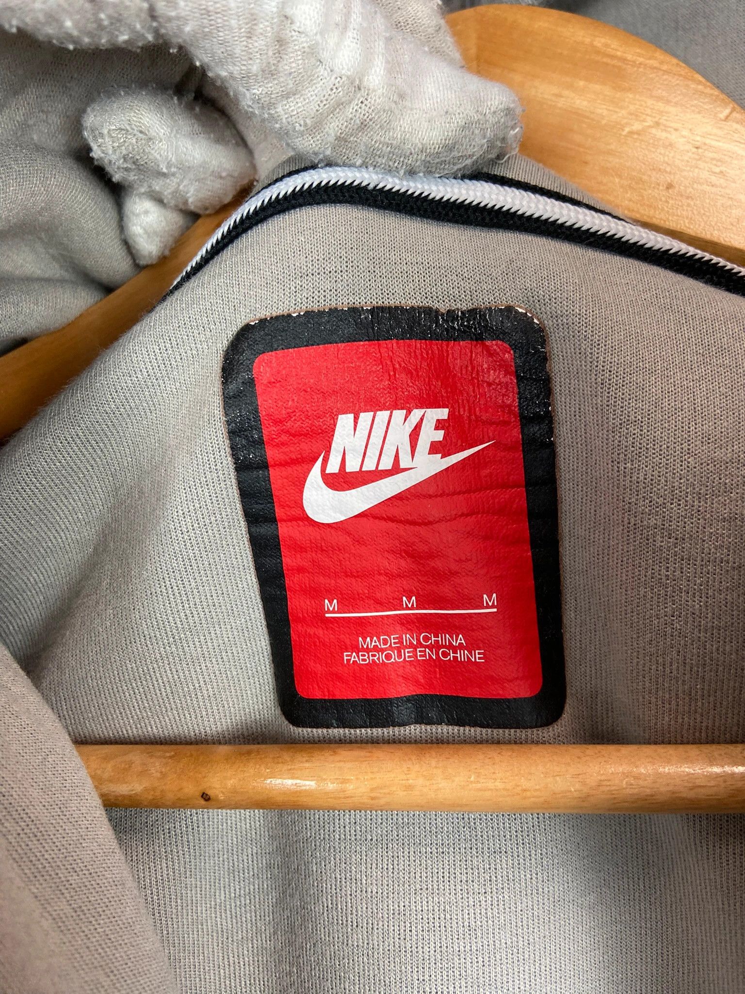 Nike Zip Hoodie Nike Tech Fleece grey minimalist streetwear M Size US M / EU 48-50 / 2 - 4 Thumbnail