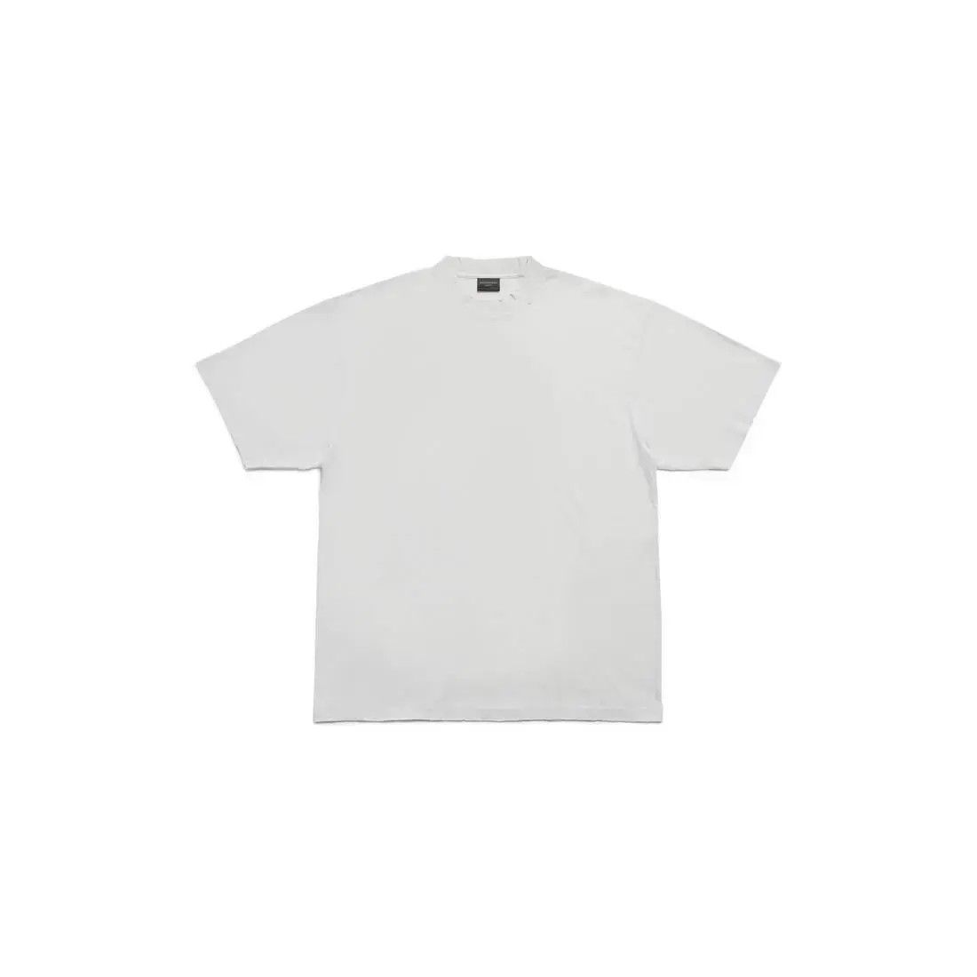 Balenciaga o1la1rc1a0625 T-Shirt Medium Fit in White Size XXS / US 00 / IT 34 - 2 Thumbnail