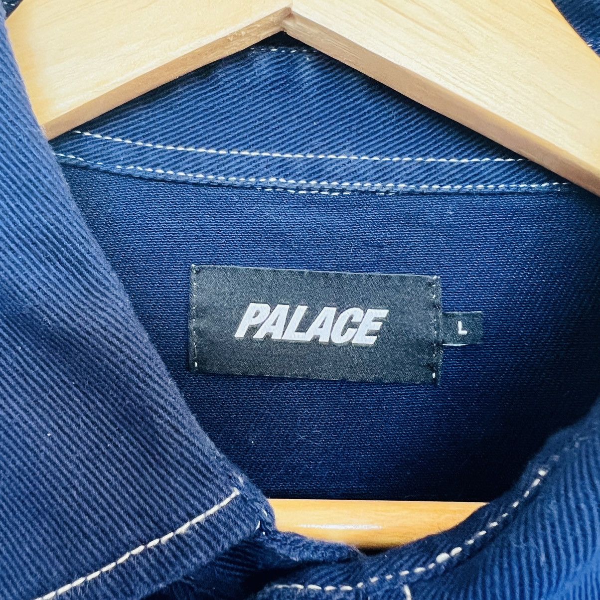 Palace Palace Tie Dye Denim Overshirt Size US L / EU 52-54 / 3 - 4 Thumbnail
