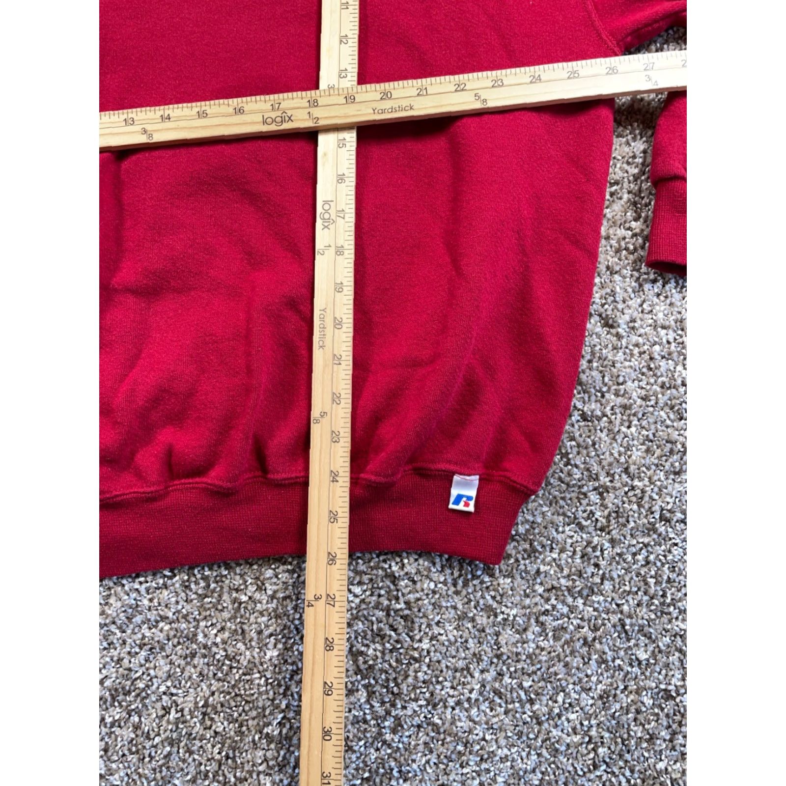 Russell Athletic VTG Russell Athletic Sweatshirt Adult 2XL Dark Red Crewneck Solid Blank 50/50 Size US XXL / EU 58 / 5 - 7 Thumbnail