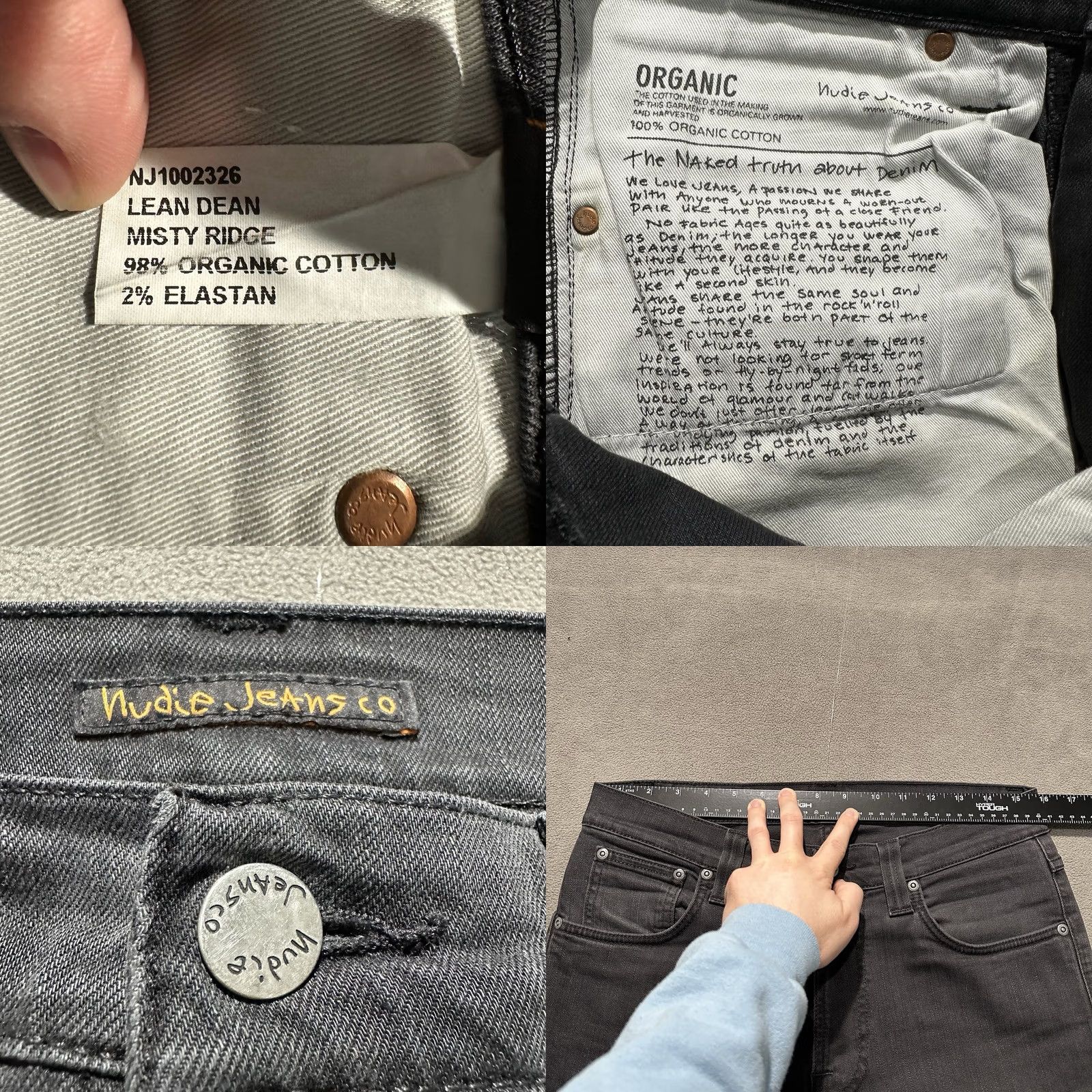 Nudie Jeans Item Specifications: Closure: Zipper, Button Size US 30 / EU 46 - 8 Thumbnail