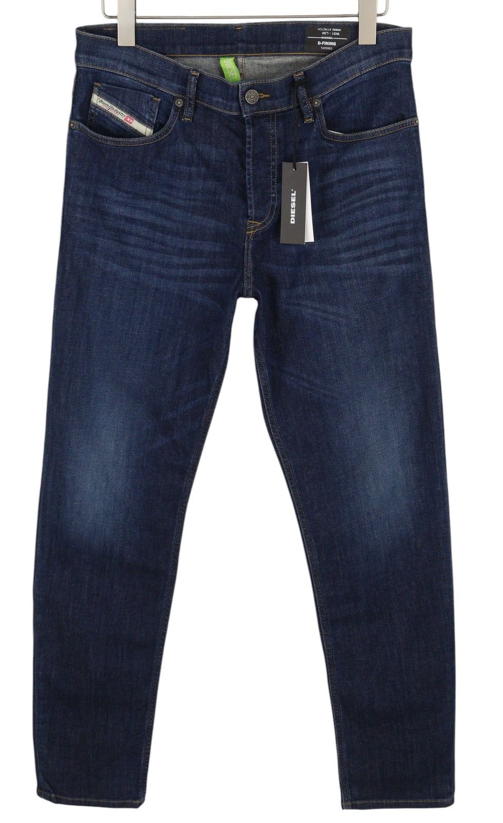 Diesel D-FINING 009ZU W31/L34 Tapered Stretch Blue Jeans 40922 Size US 31 - 1 Thumbnail