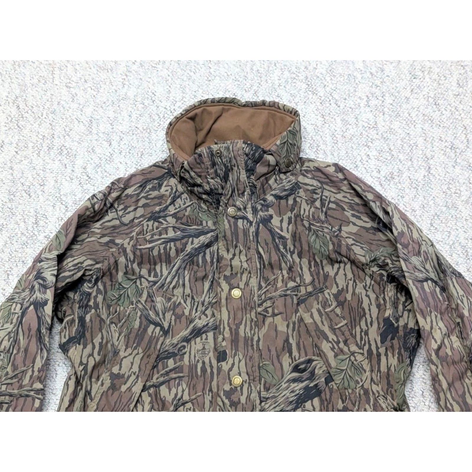 Vintage VINTAGE Columbia Mossy Oak Camouflage Parka Coat Men M Nylon Shell Moose Mossy Oak Pattern HUNTING Camouflage Size US M / EU 48-50 / 2 - 6 Thumbnail