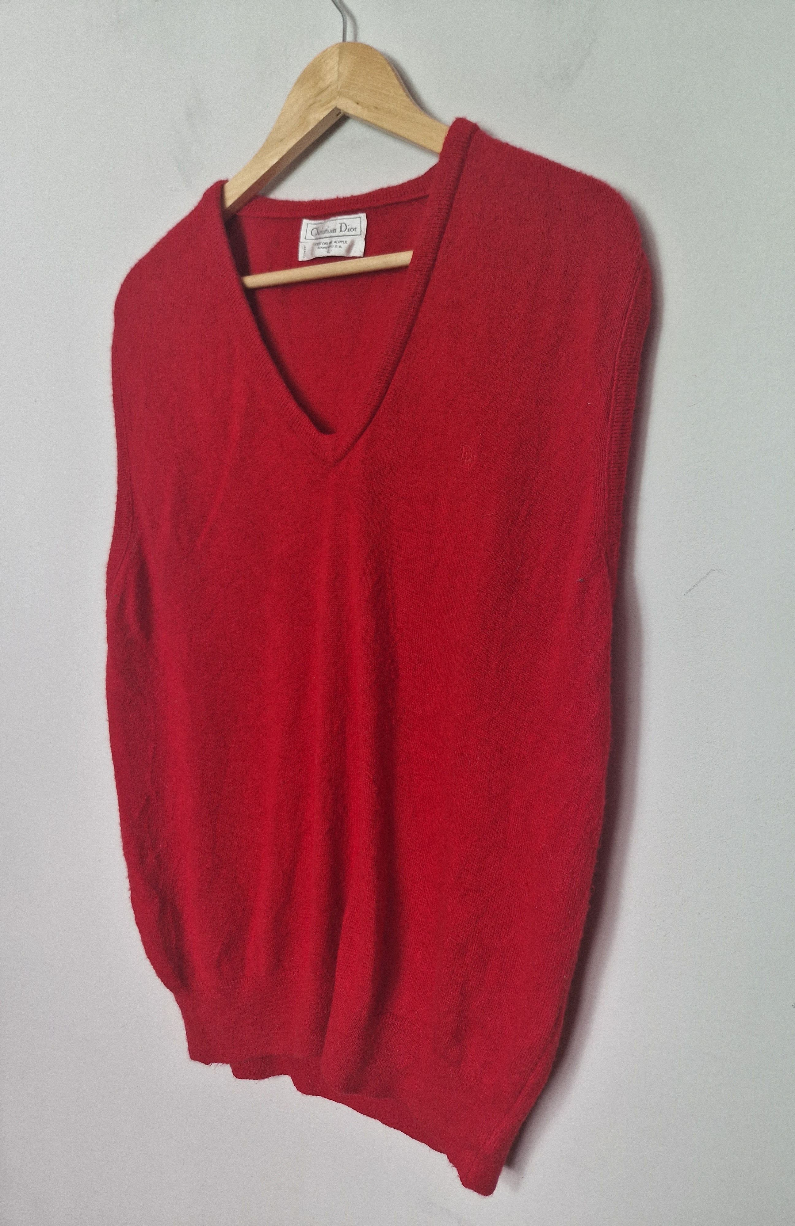 Dior × Hedi Slimane Dior vintage knitted vest Size US L / EU 52-54 / 3 - 2 Thumbnail