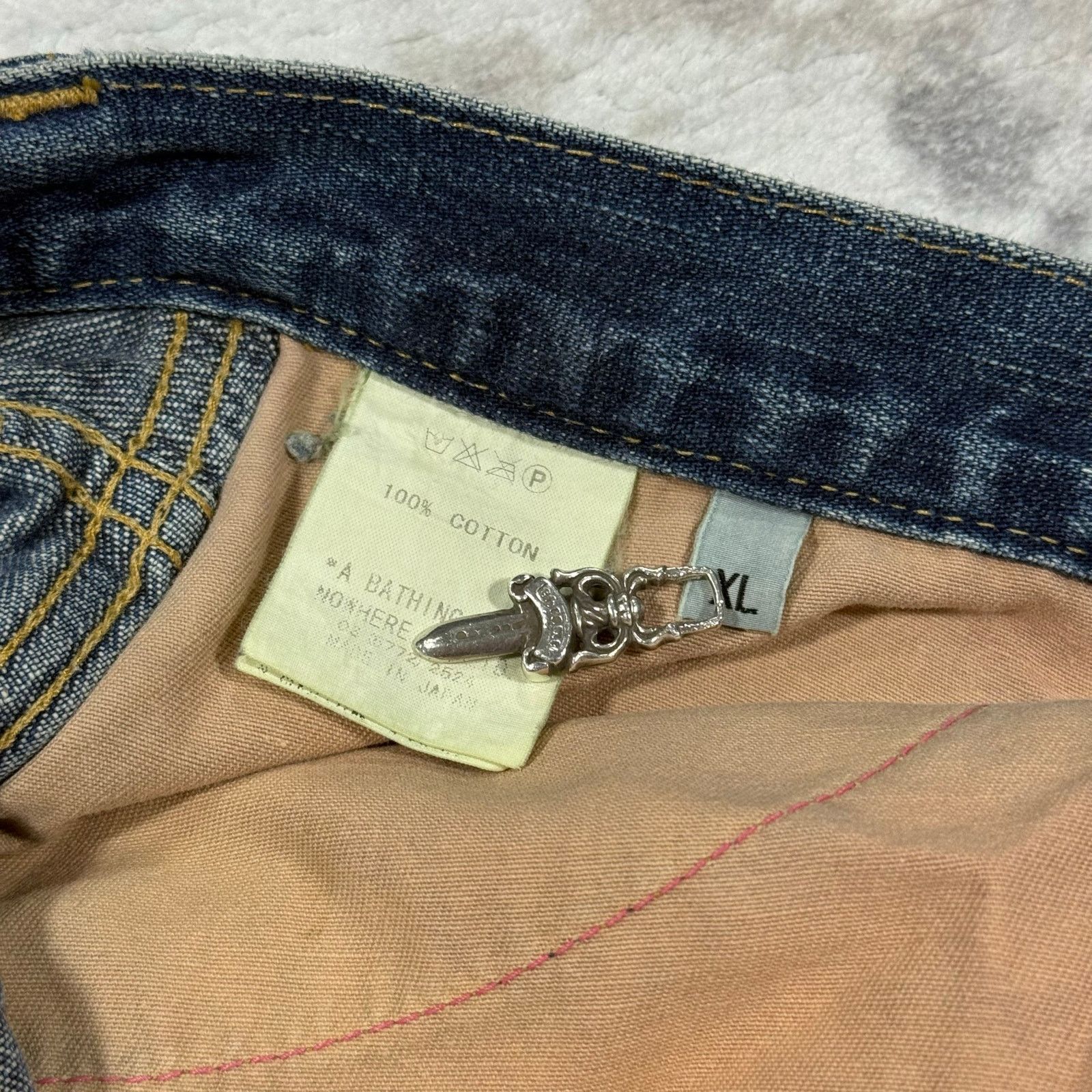 Bape × Nigo Authentic Bape 2000’s Arc Logo Jeans 34 Size US 34 / EU 50 - 5 Thumbnail