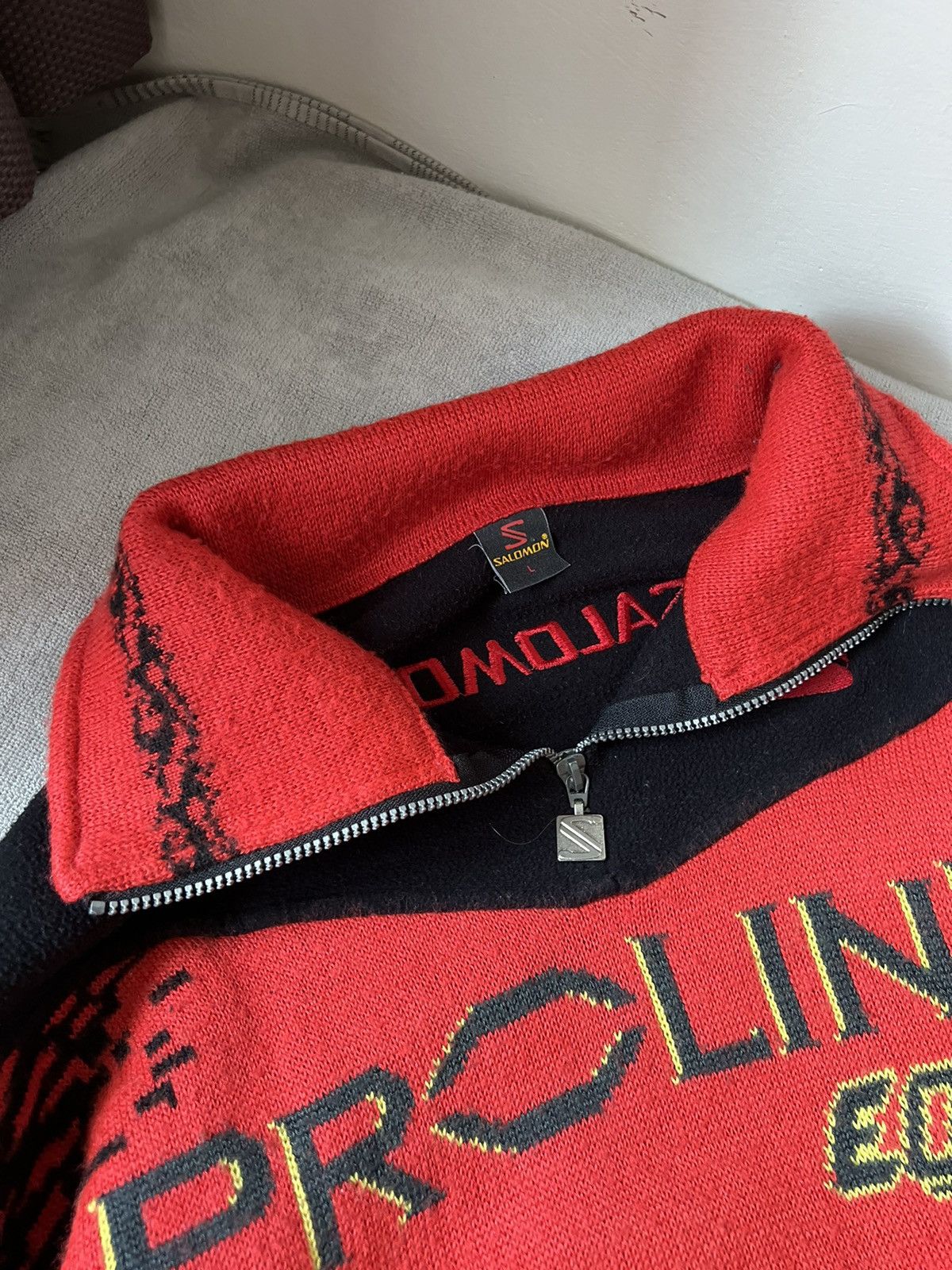 Vintage Vintage Salomon archive 1/4 zip sweatshirt fleece 90s Size US L / EU 52-54 / 3 - 4 Thumbnail