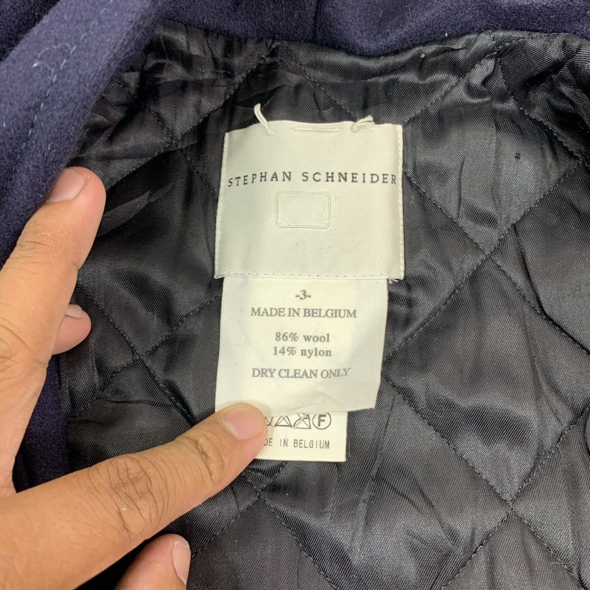 Stephan Schneider × Vintage VINTAGE STEPHEN SCHNEIDER WOOL HOODIE OVERCOAT WOMEN Size L / US 10 / IT 46 - 8 Thumbnail