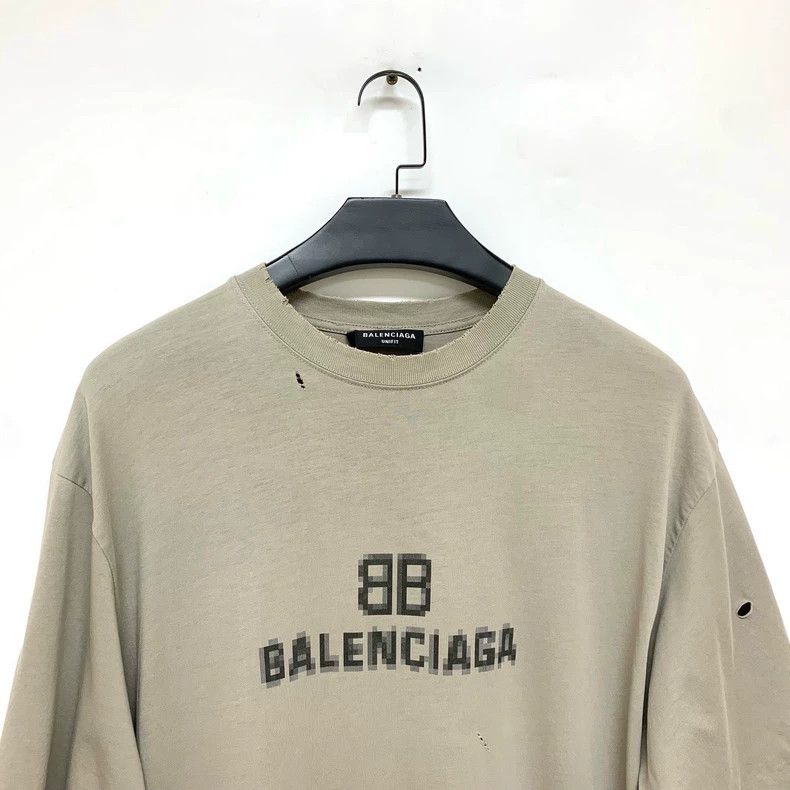 Balenciaga Balenciaga Grey Short Sleeve T-shirt Size XXS Size US XXS / EU 40 - 3 Thumbnail
