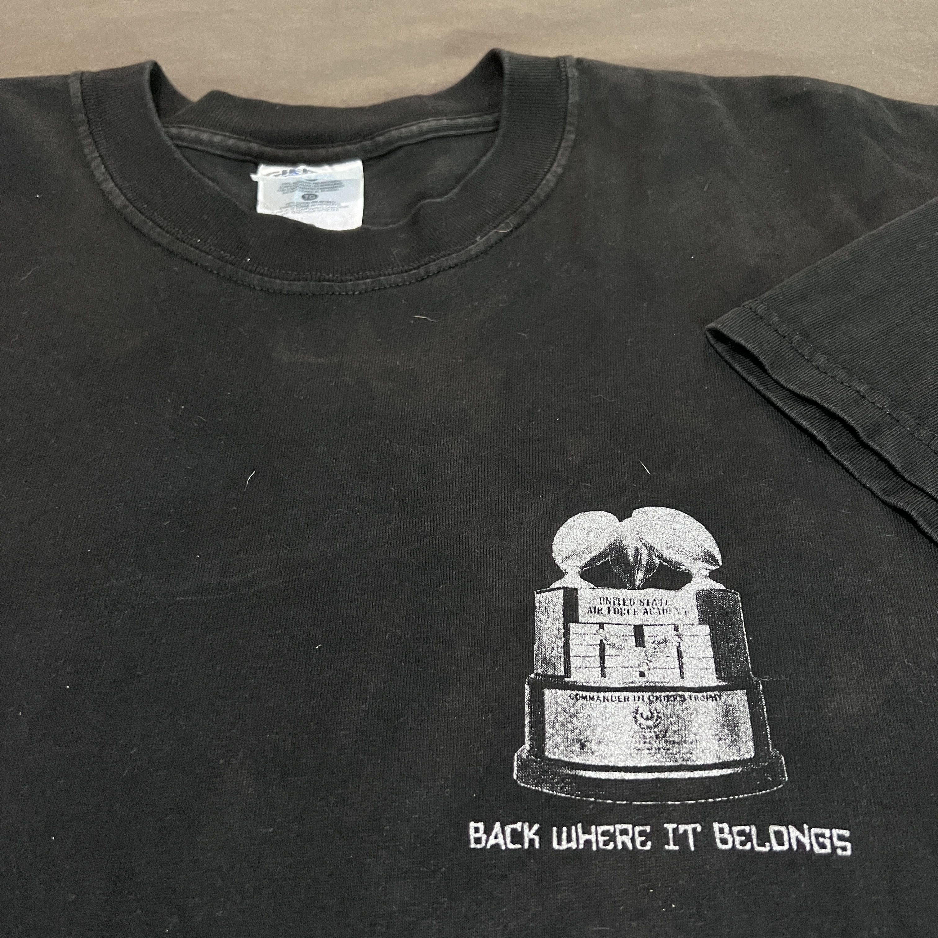 Vintage Vintage 90s Air Force Promo Tee XL Military 911 gun Size US XL / EU 56 / 4 - 7 Thumbnail