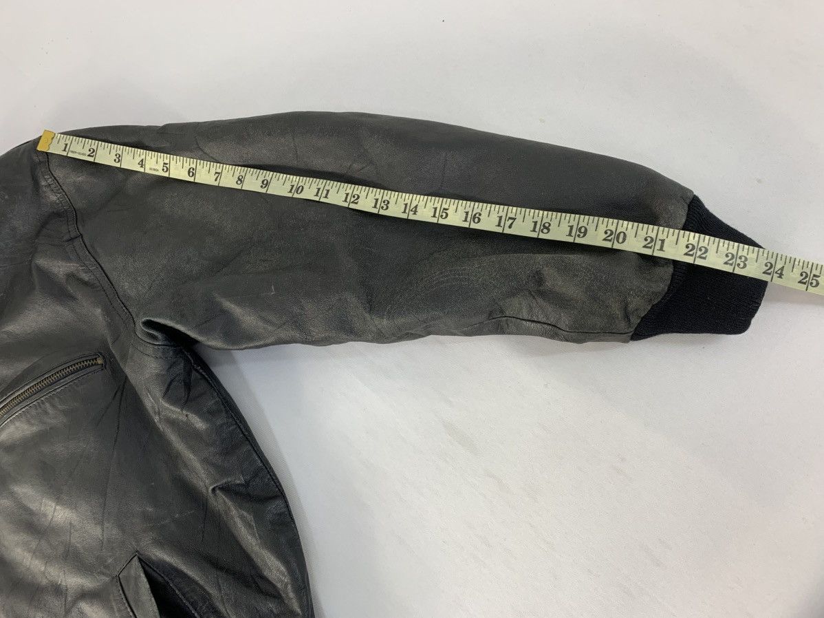 Vintage Vero Cuolo Ciro Citterio Menswear Leather Bomber Padded Size US L / EU 52-54 / 3 - 11 Thumbnail