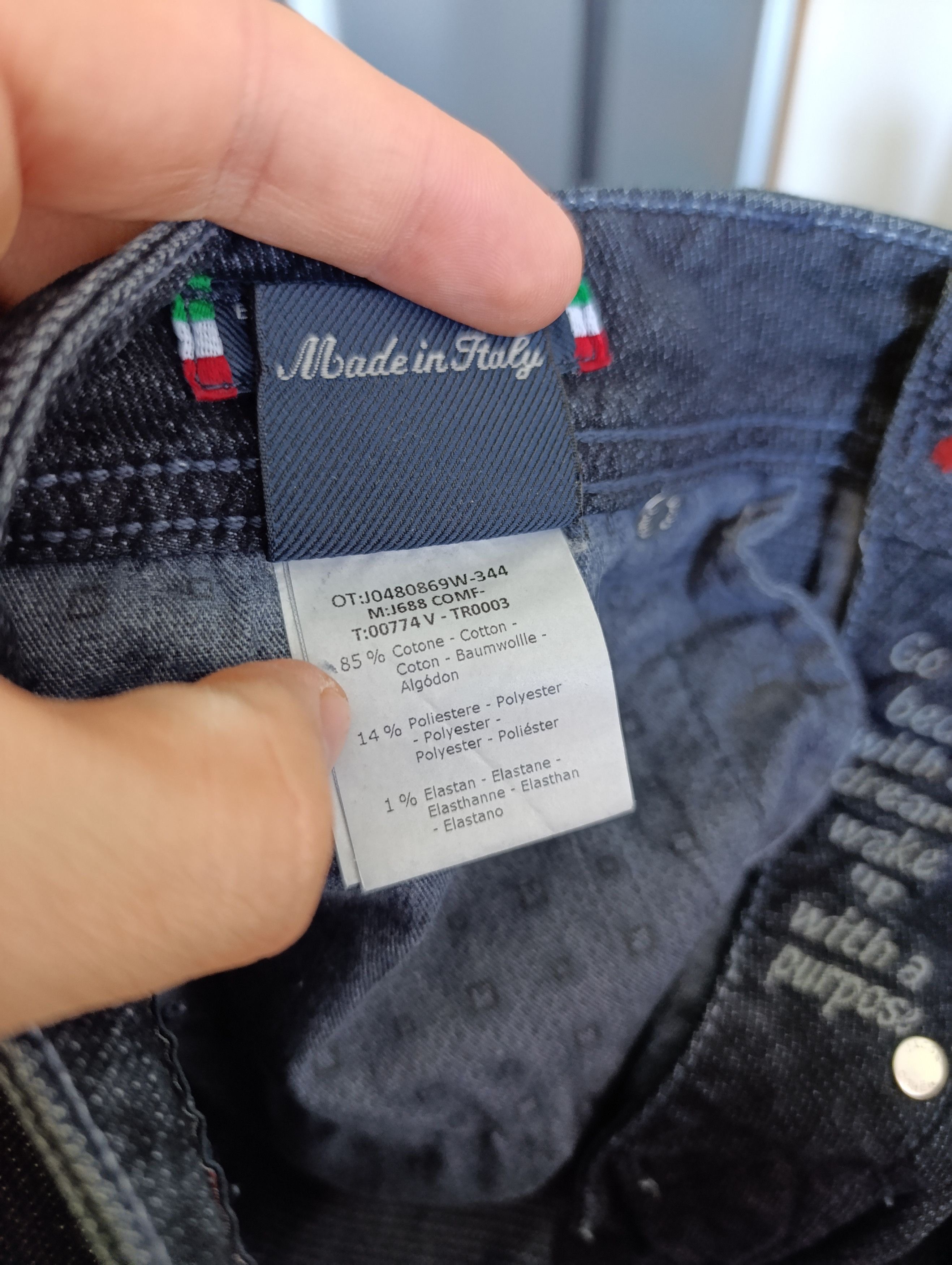 Designer JACOB COHEN HOSEN EXCLUSIVE ITALIAN JEANS J688 COMF PANTS Size US 31 - 20 Thumbnail