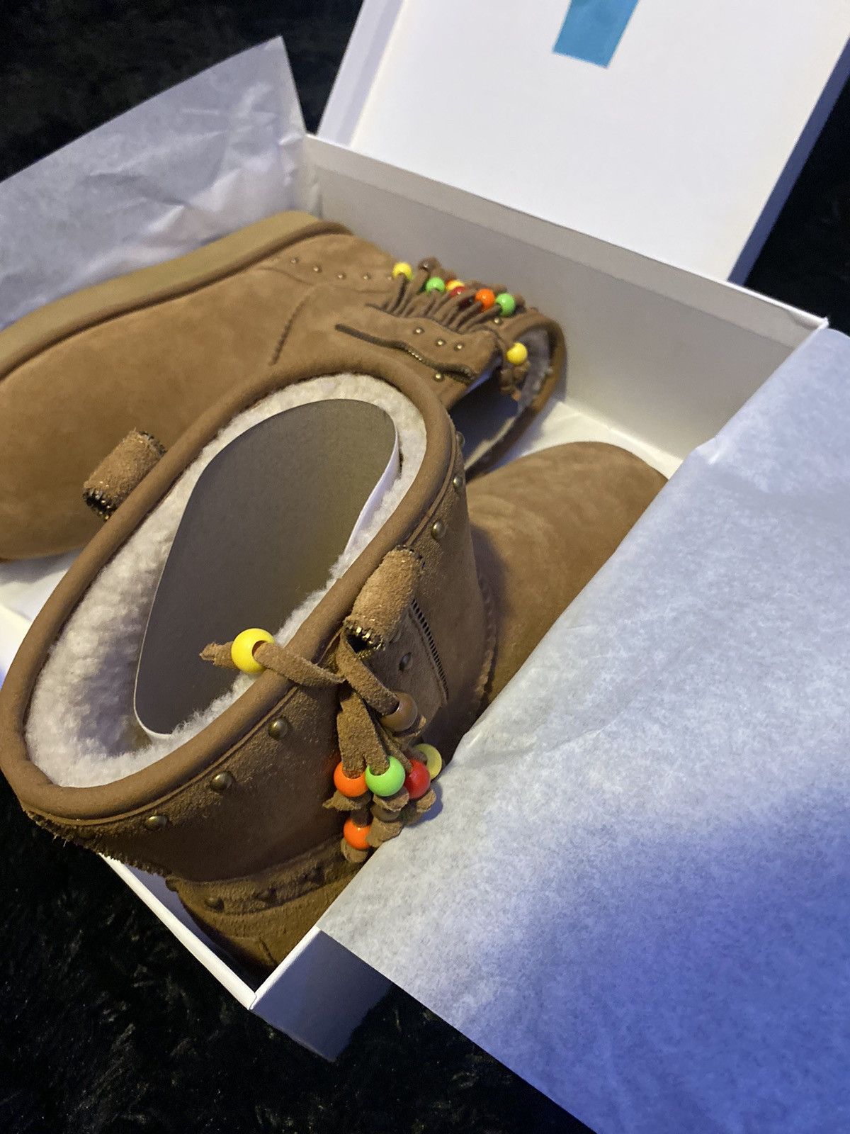 1199 Bazo1199 Surfer Beaded Ugg Boots Size US 11 / EU 44 - 2 Thumbnail