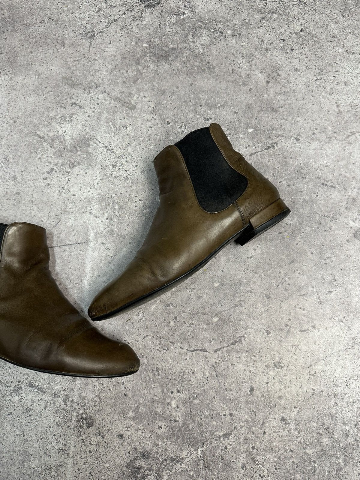 Prada × Vintage Vintage Prada Milano Biker Leather Boots As98 Shoes Size US 8 / IT 38 - 4 Thumbnail