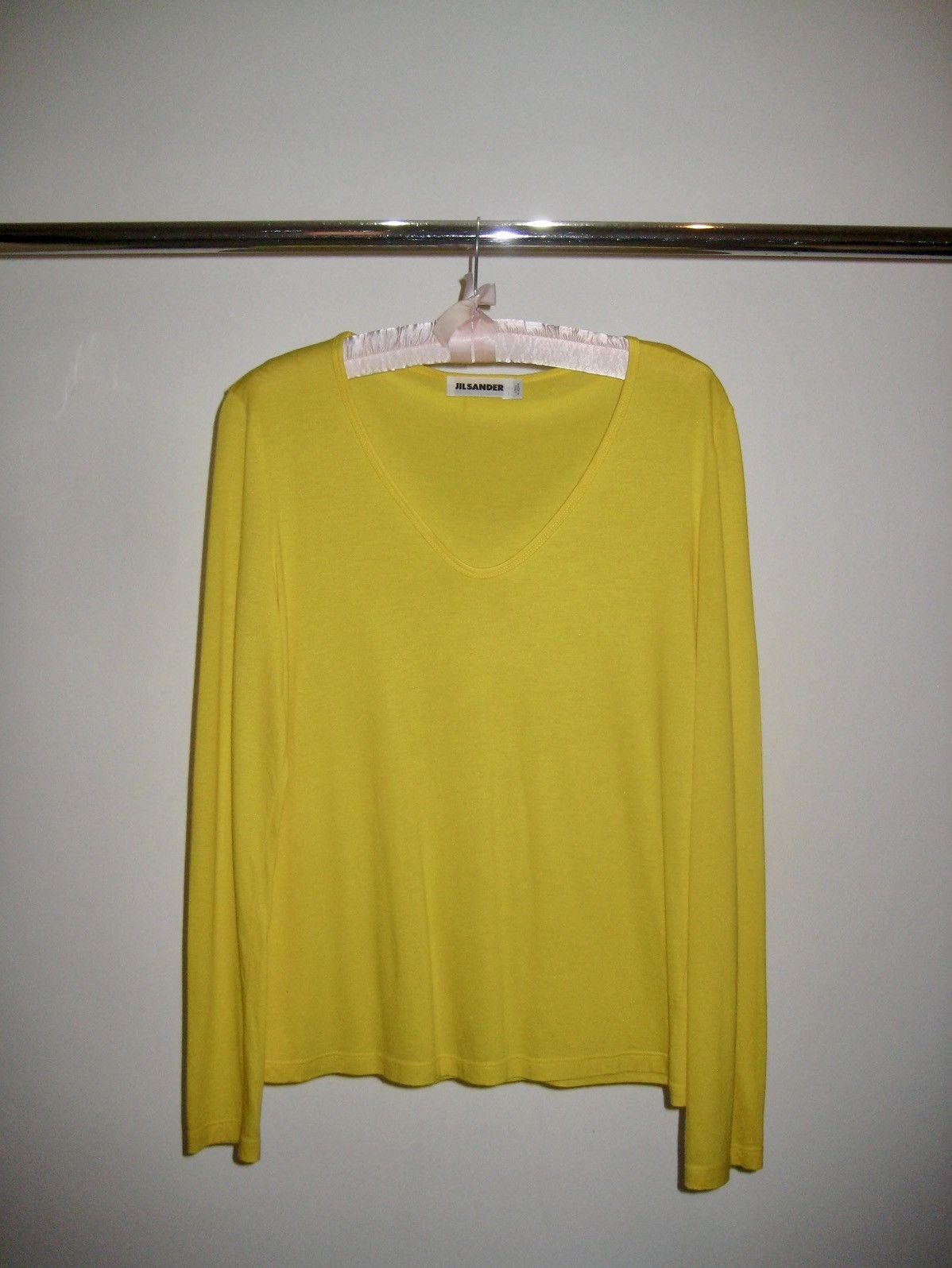 Jil Sander Jil Sander yellow long sleeve top Size ONE SIZE - 1 Thumbnail