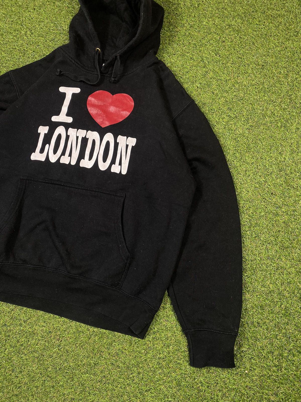 I Love NY Vintage Y2K I Love London hoodie black big logo style size L Size US L / EU 52-54 / 3 - 2 Thumbnail