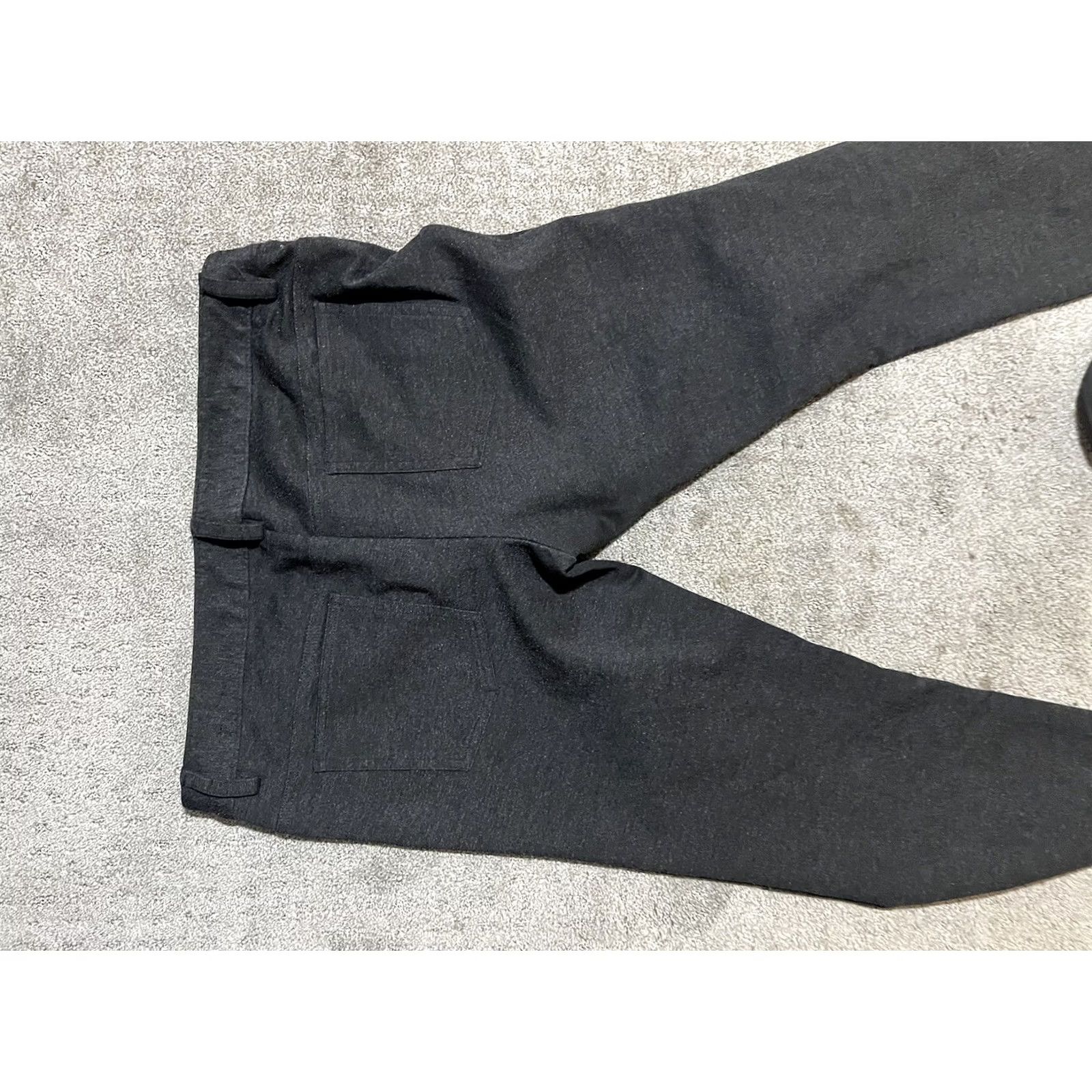 Express Express Ponte Pant Women L Gray Button Stretch Straight Leg Workwear Office Size 36" / US 14 / IT 50 - 4 Thumbnail