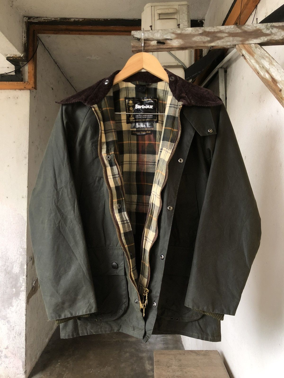 Barbour Nice❗️Barbour Classic Bedale Wax Jacket Olive Size US M / EU 48-50 / 2 - 3 Thumbnail