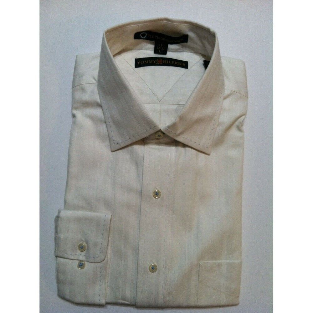 Tommy Hilfiger TOMMY HILFIGER MENS NEW 100%COTTON DRESS SHIRT 16/32-33 Size US L / EU 52-54 / 3 - 1 Thumbnail