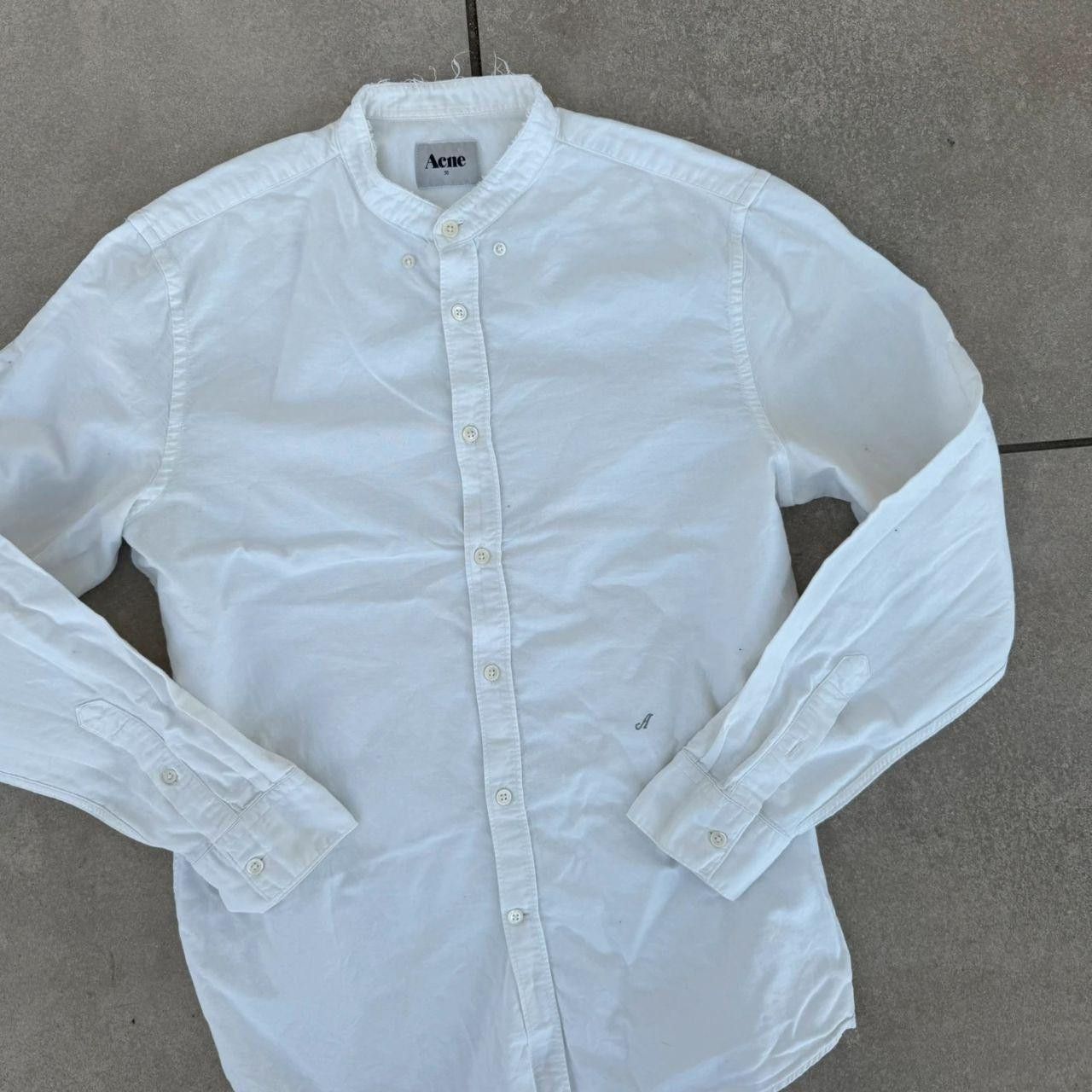 Acne Studios Acne Studios Button Up Shirt White Size US M / EU 48-50 / 2 - 3 Thumbnail