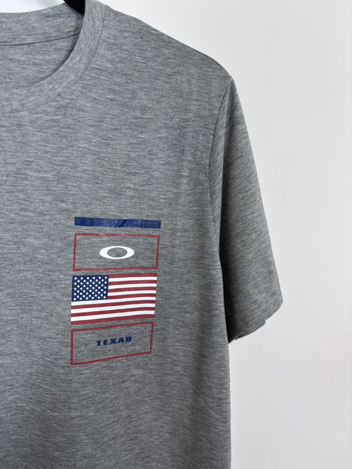 Oakley Oakley Gray Melange NWT Texas USA T-Shirt Tee Hydrolix Men’s Size US S / EU 44-46 / 1 - 6 Thumbnail
