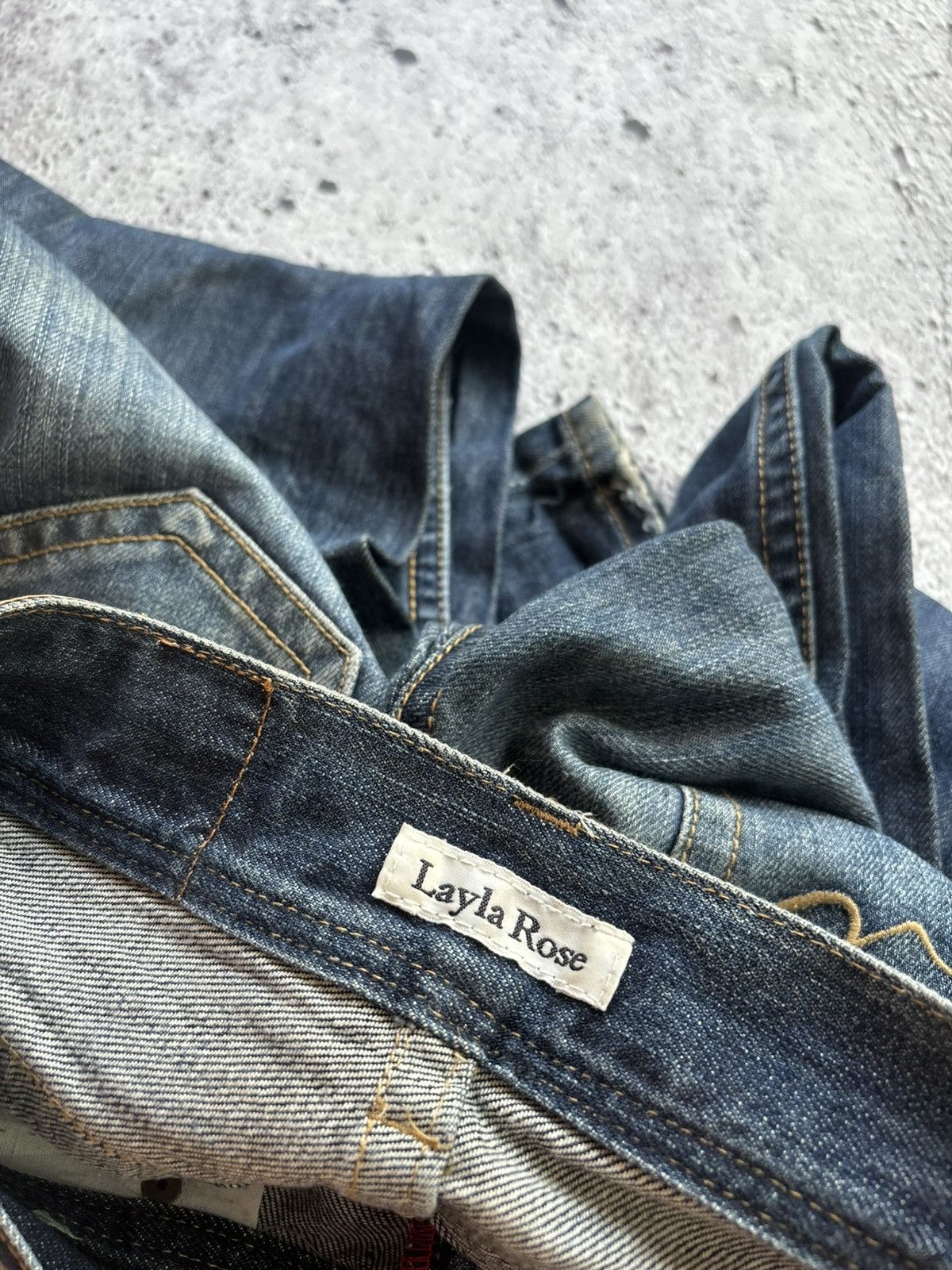 Hysteric Glamour 2000's wide leg Layla rose denim baggy style Size US 28 / EU 44 - 8 Thumbnail