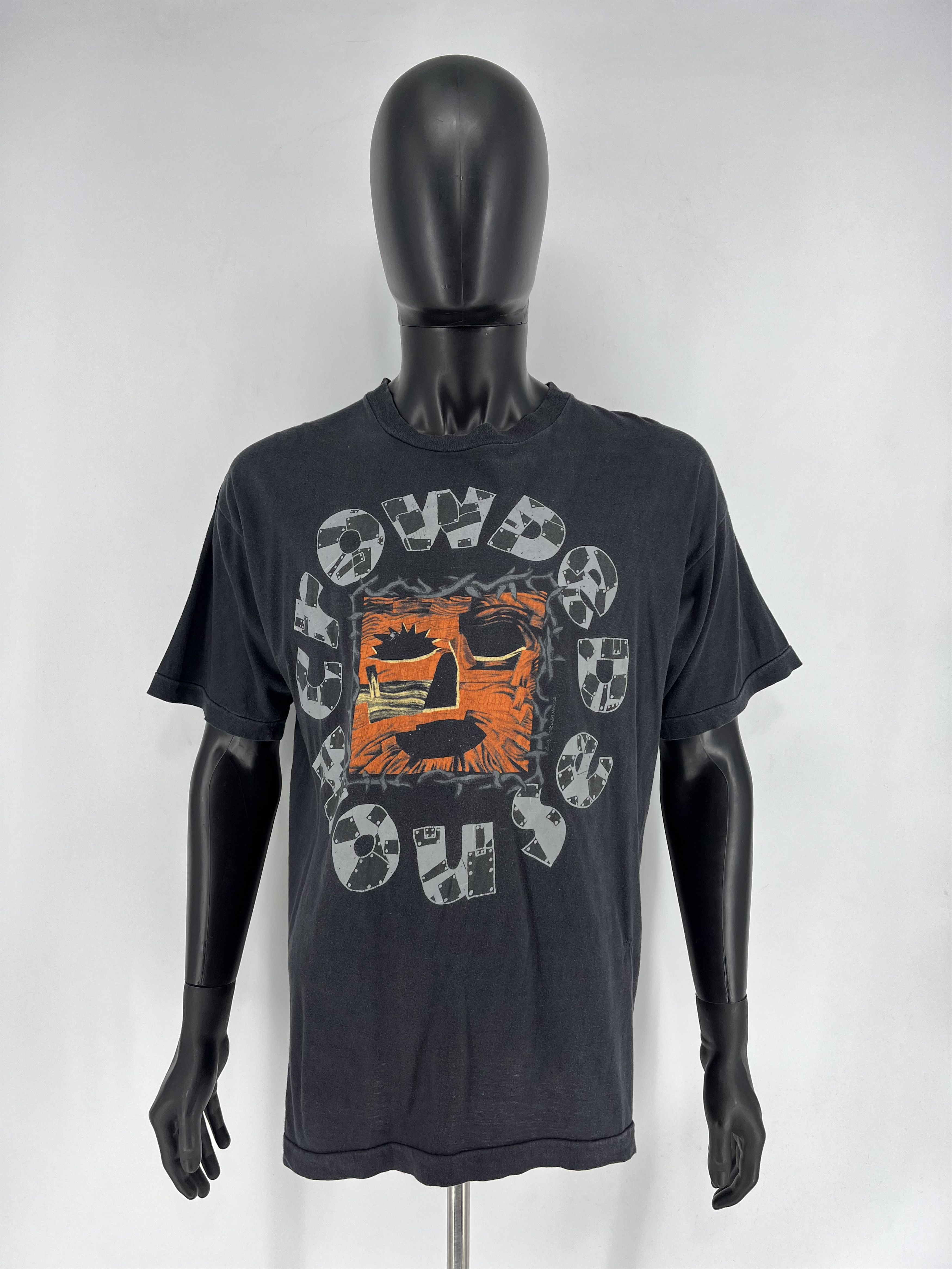 Band Tees CROWDED HOUSE Woodface Vintage 1991 TShirt Single Stitch Size US XL / EU 56 / 4 - 2 Thumbnail