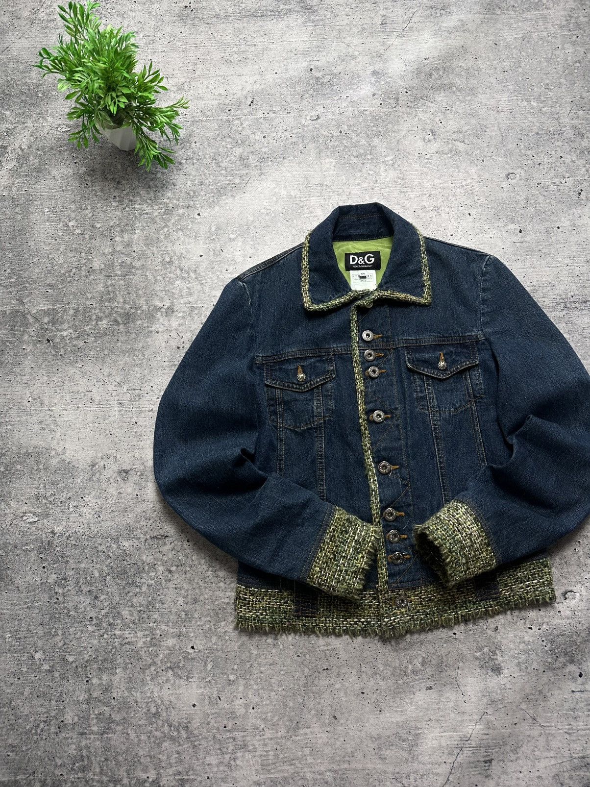 Vintage Dg Jackets Vintage 2000s Dolce Gabbana D&G Brown Leather