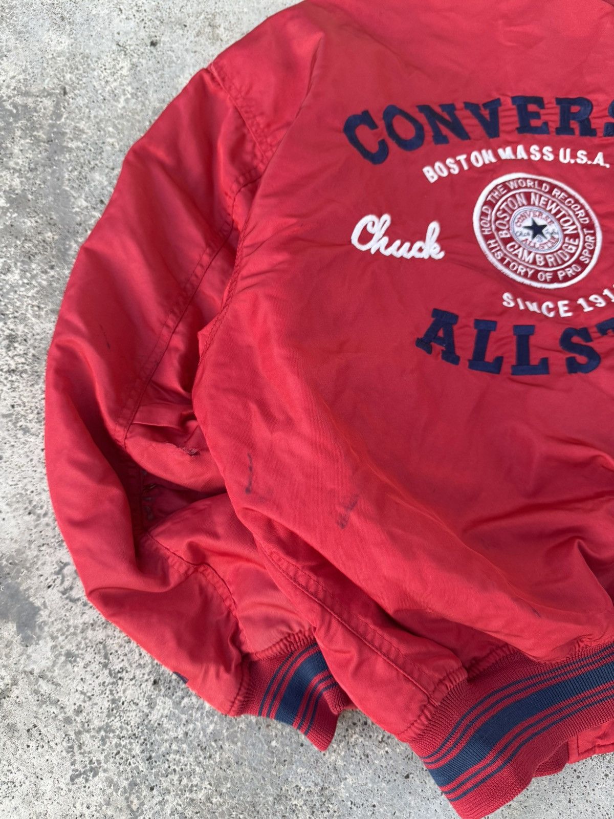 Converse Distressed 90s Converse College Varsity Jacket Size US M / EU 48-50 / 2 - 5 Thumbnail