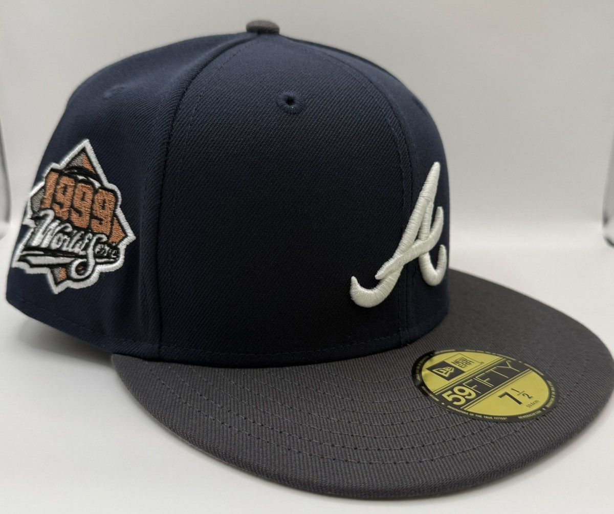 Hat Club × New Era Size 7 1/2 - Hat Club LA Exclusive New Era Atlanta Braves Size ONE SIZE - 1 Thumbnail