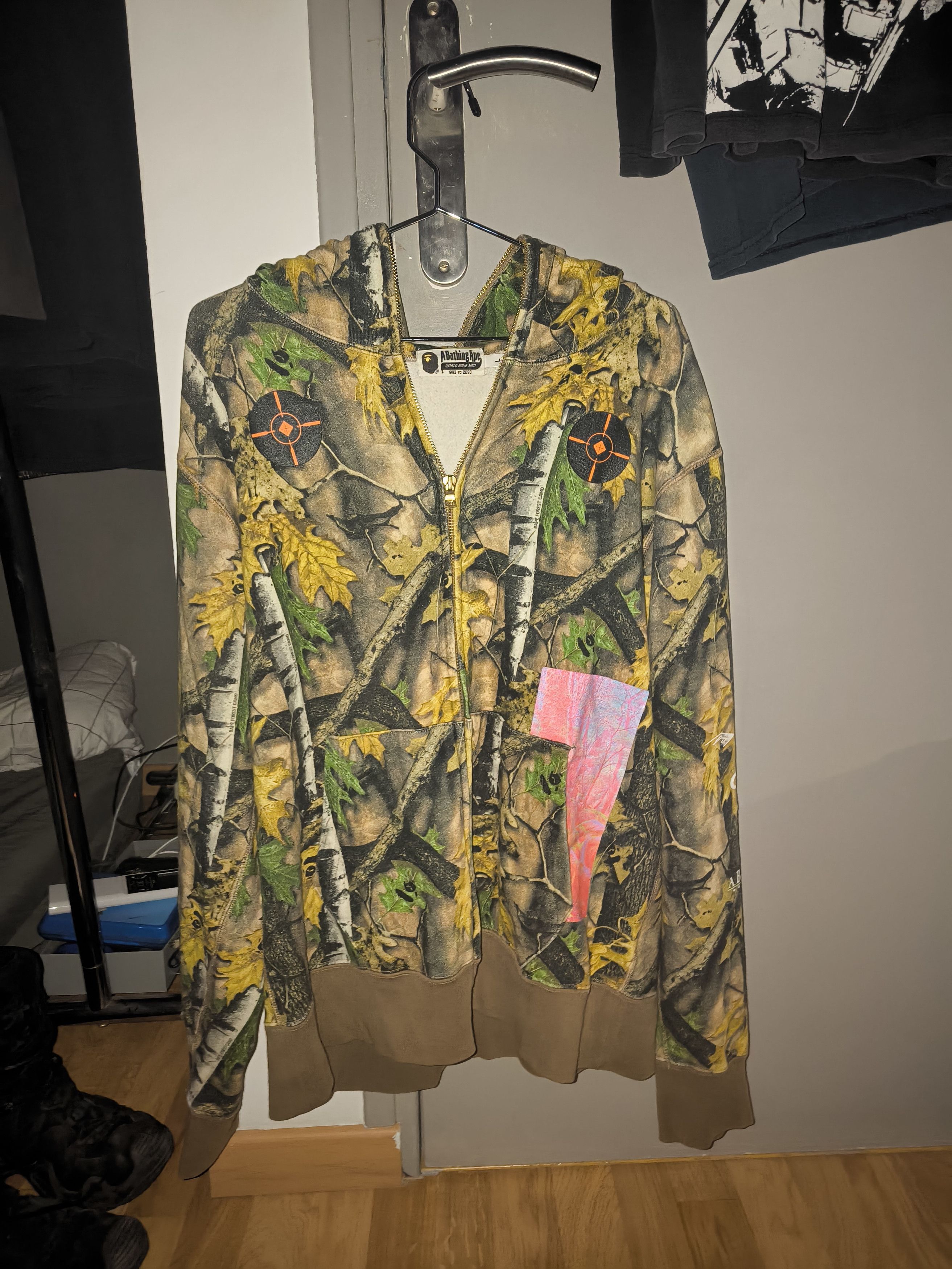 Bape Forest Camo Wide Full-Zip Hoodie Size US L / EU 52-54 / 3 - 1 Thumbnail
