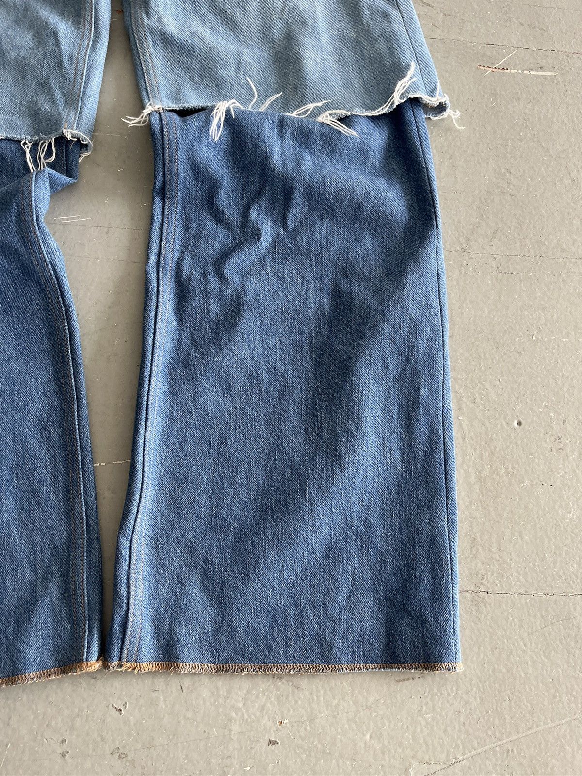 AVAVAV AVAVAV Two Tone Layered Jeans (unisex) Size US 30 / EU 46 - 3 Thumbnail