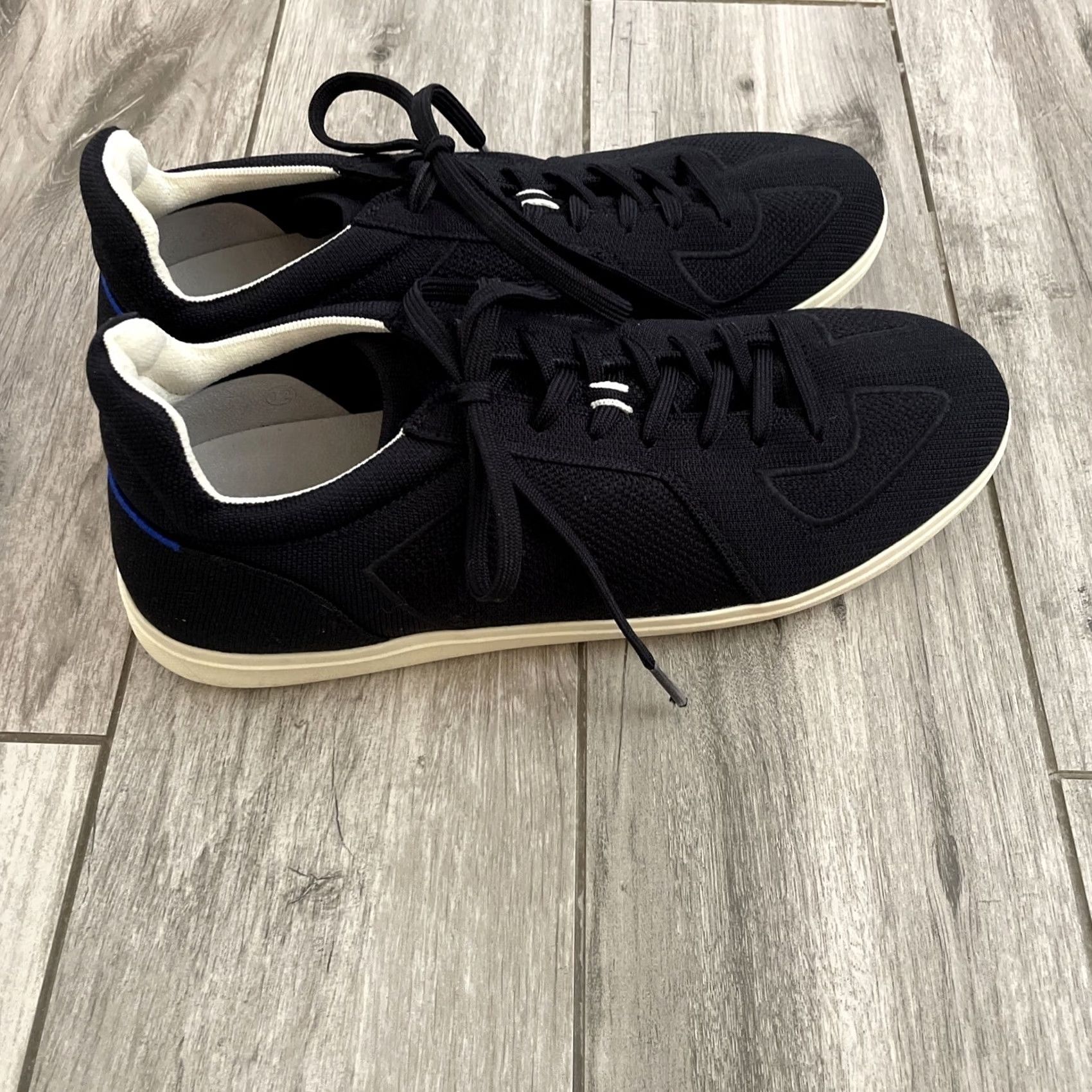 Vintage Rothy’s Mens Sneaker The Black Knit Fabric Lace Up Shoes Mens Size 12 Low Top Size US L / EU 52-54 / 3 - 3 Thumbnail