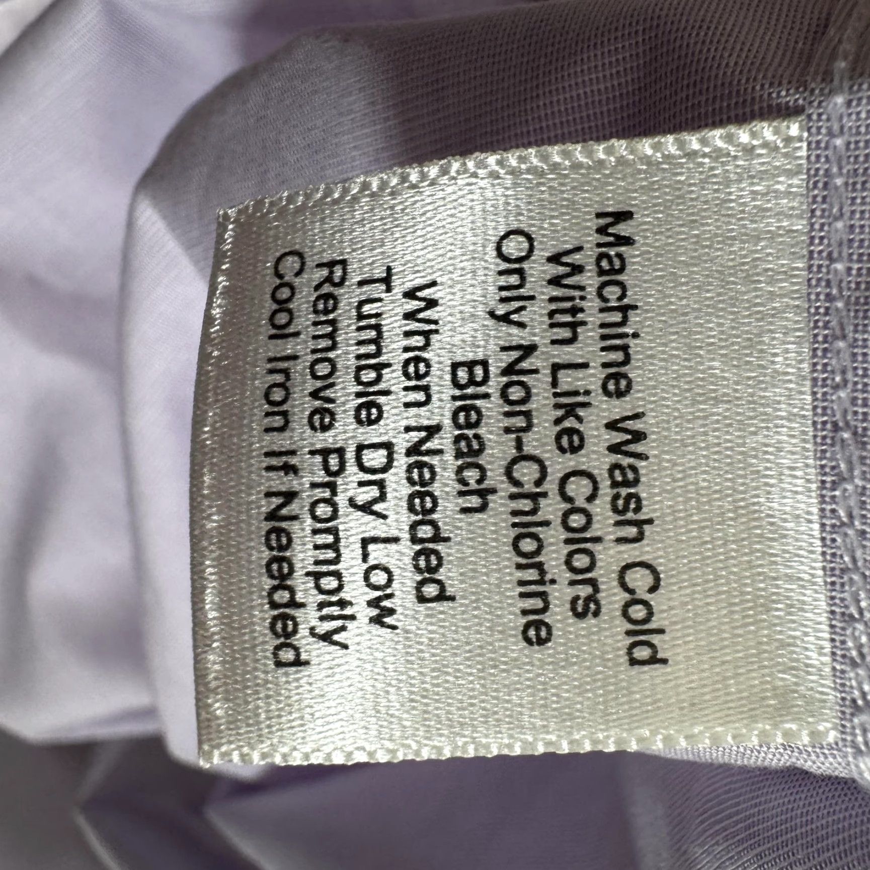 Jos. A. Bank VINTAGE Jos. A. Bank Traveler TravelTech Dress Shirt Mens 16.5-35 Lavender Slim Stretch Shirt Mens 16.5 Slim Long Sleeve Purple TravelTech Size 46R - 7 Thumbnail