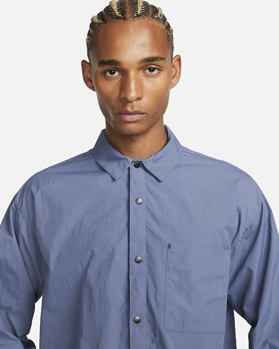 Nike Nike Sportswear Tech Pack Woven Button Up Long Sleeve Shirt Size US M / EU 48-50 / 2 - 3 Thumbnail