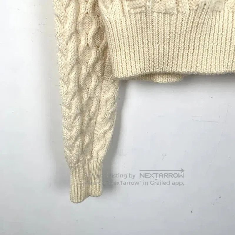 Yves Saint Laurent YSL Beige Knitted Sweater for Women . Size S / US 4 / IT 40 - 4 Thumbnail
