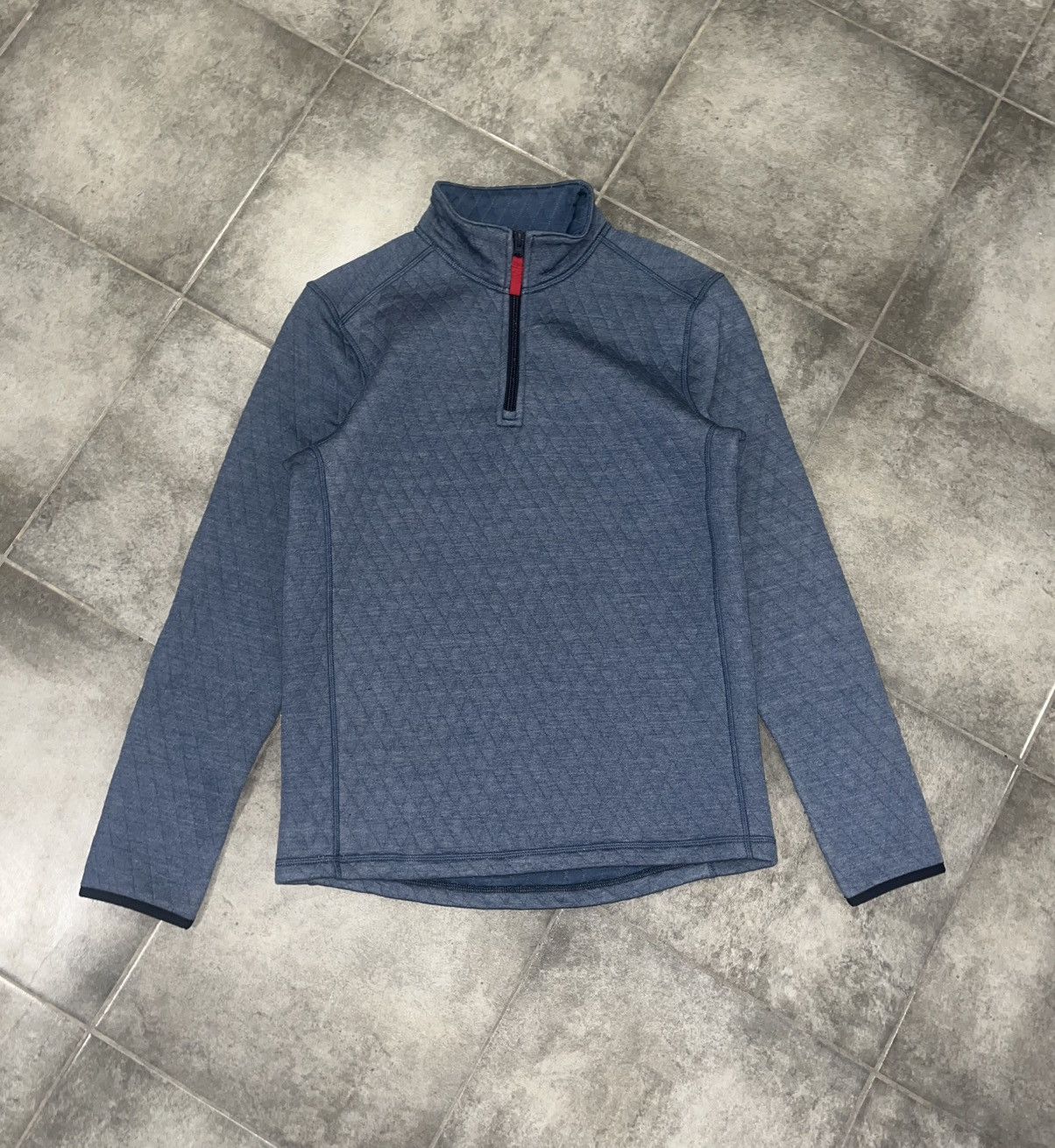 J.Crew J.Crew Factory Men's Quilted Quarter-Zip Pullover Size US XS / EU 42 / 0 - 1 Thumbnail