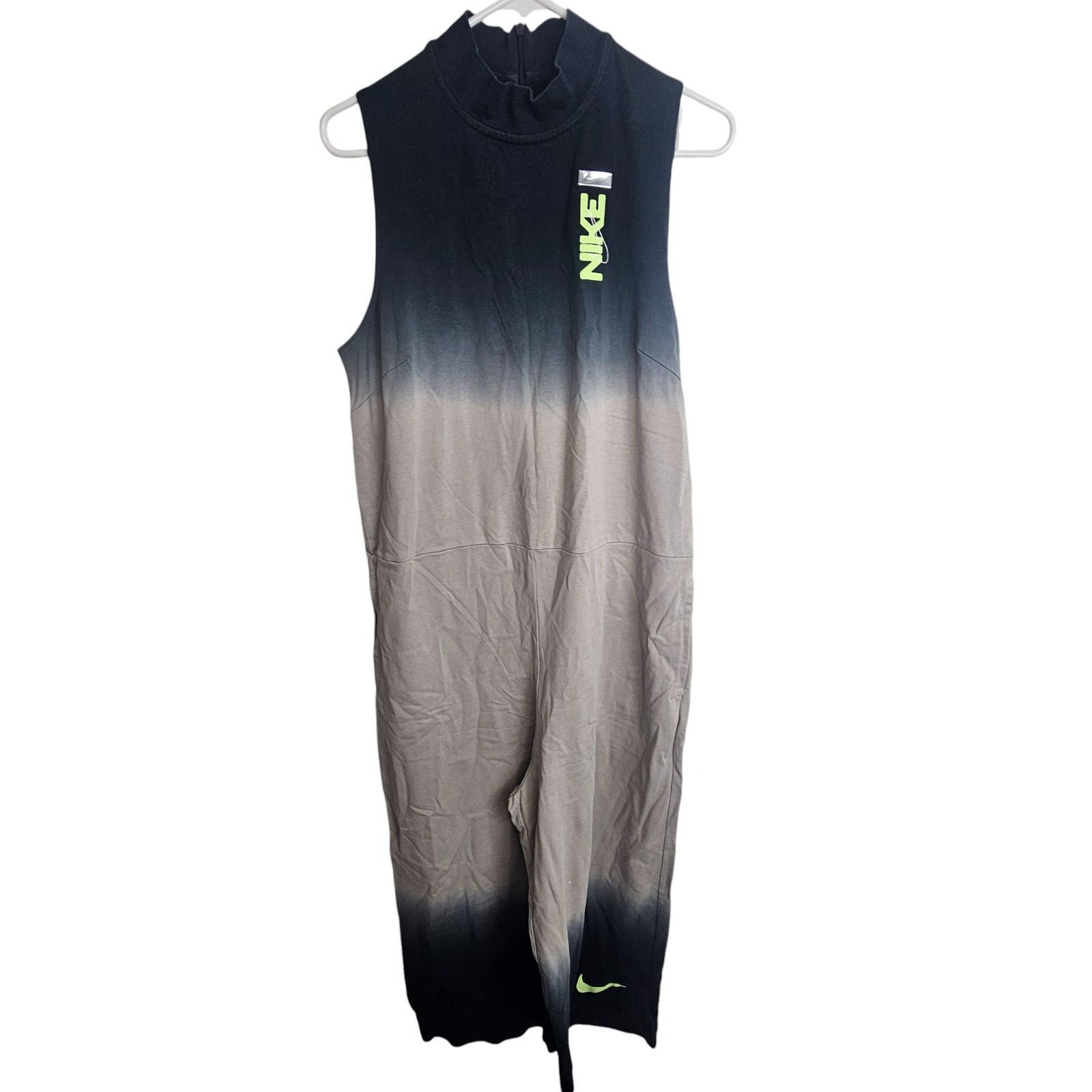 Nike Nike Womens Wide Leg Overalls Size XL Ombre Sporty Athletic Size 40" / US 18 - 2 Thumbnail