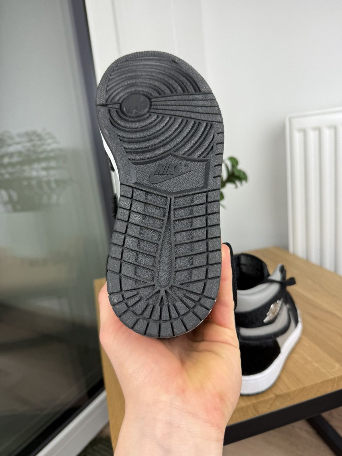 Jordan Brand Jordan 1 Shadow Gray Black shoes Size US 5 / EU 37 - 10 Thumbnail