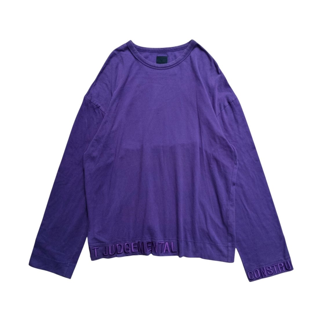 Juun.J JUNN.J Poem oversize long sleeve tshirt Size US S / EU 44-46 / 1 - 1 Thumbnail