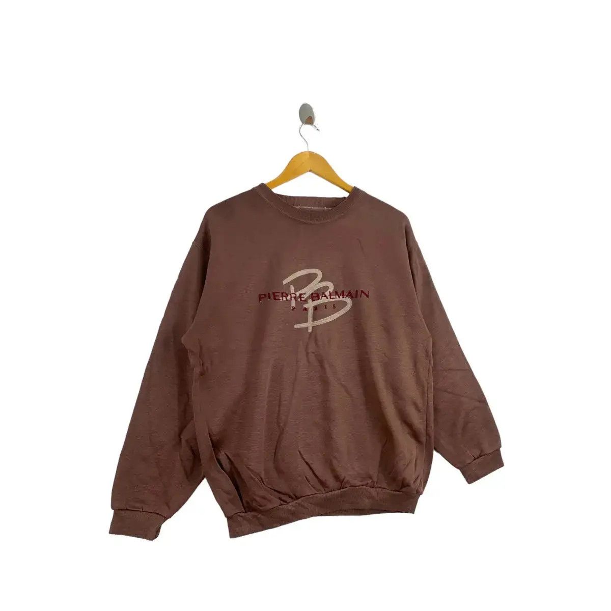 Pierre Balmain Vintage PIERRE BALMAIN PARIS Embroidered Logo Brown Size US XL / EU 56 / 4 - 4 Thumbnail