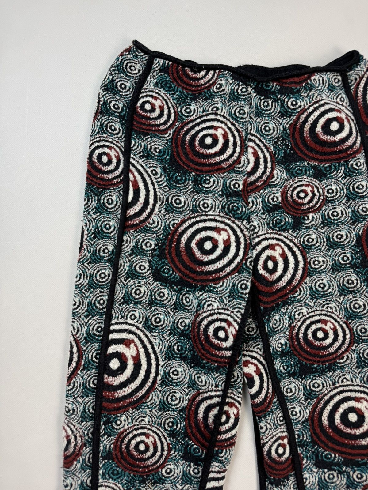 Jean Paul Gaultier Gaultier FW1996 Vintage OP Print Spiral Wool Pants Trousers Size 30" / US 8 / IT 44 - 6 Thumbnail