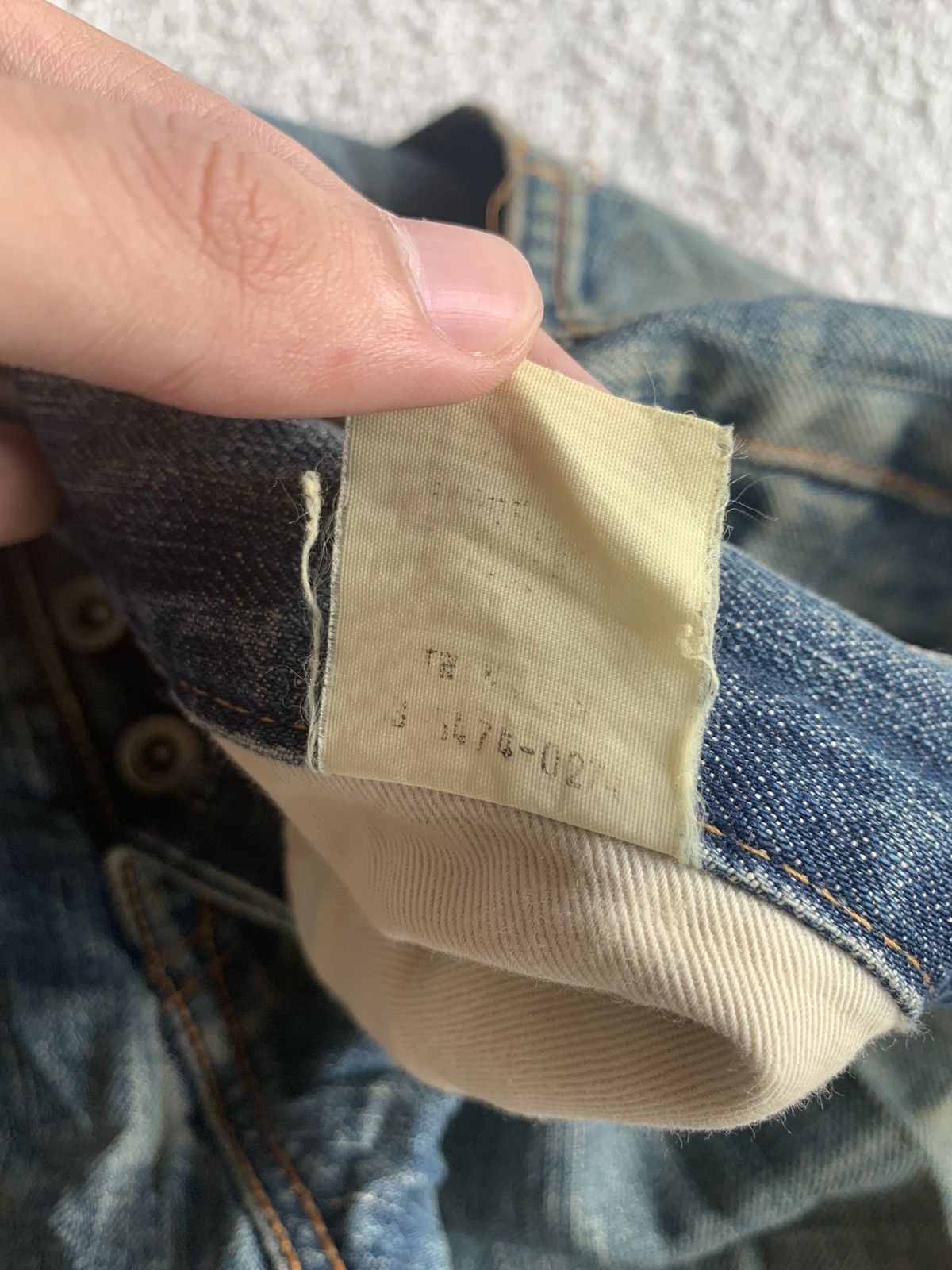 Japanese Brand × Jean Vintage Acoustic Japanese Rare Selvedge Distressed Denim Size US 31 - 18 Thumbnail