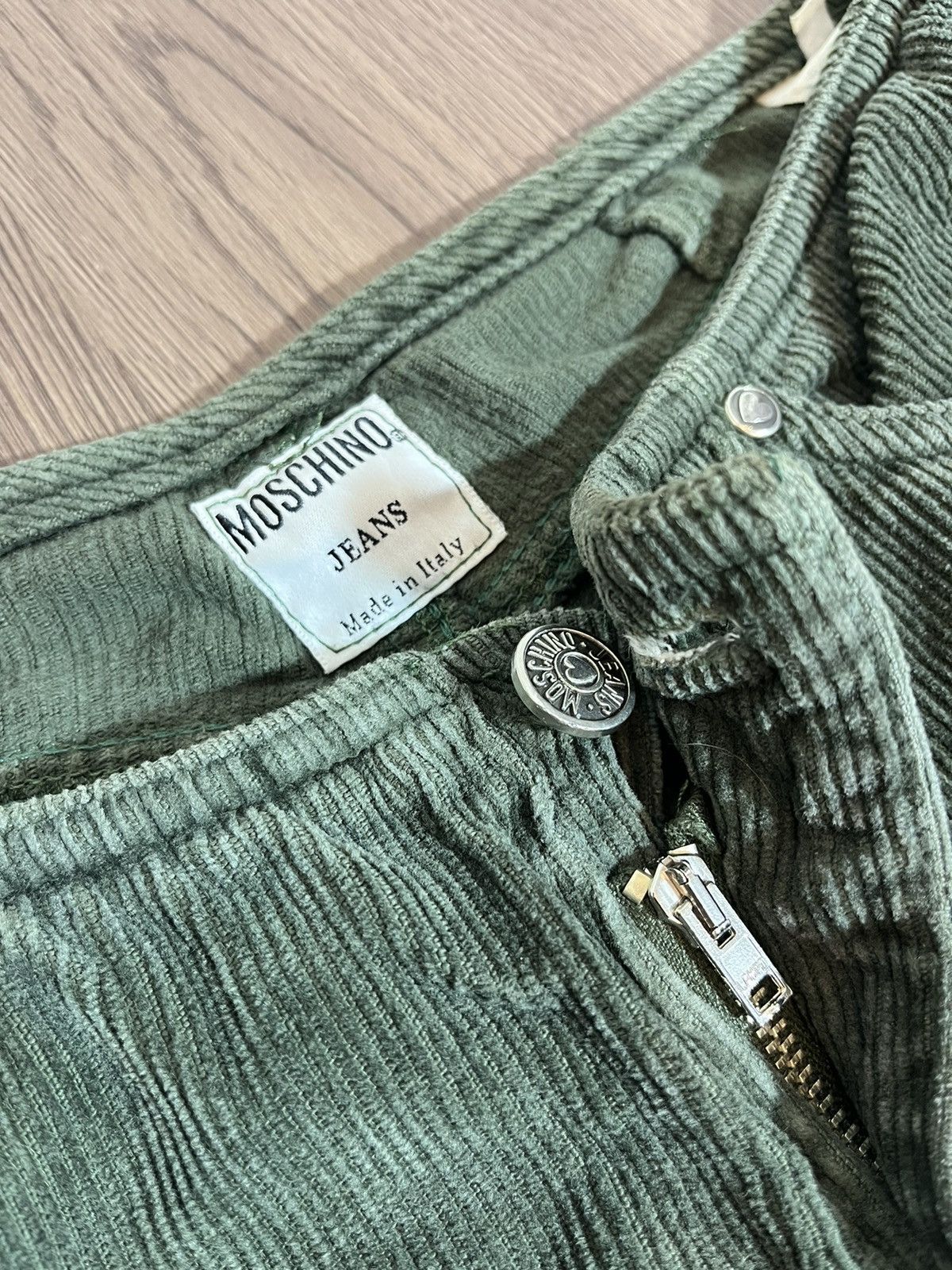 Moschino Moschino “peace” pocket army green corduroi Size US 28 / EU 44 - 11 Thumbnail