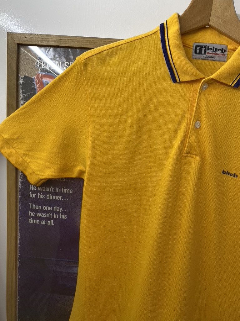 Other 90s Bitch Skateboards Classic Corner Spellout Polo Shirt Size US M / EU 48-50 / 2 - 4 Thumbnail