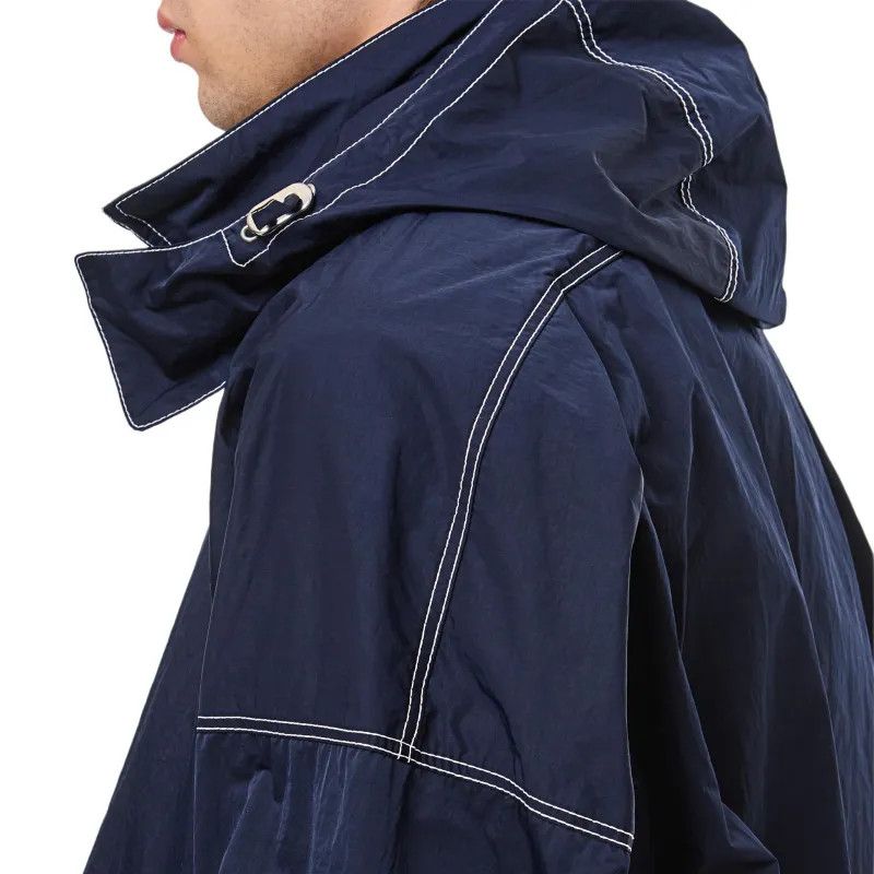 Bottega Veneta o1n1vont1224 Hooded Tech Nylon Blouson Jacket in Marine Blue Size US XL / EU 56 / 4 - 7 Thumbnail