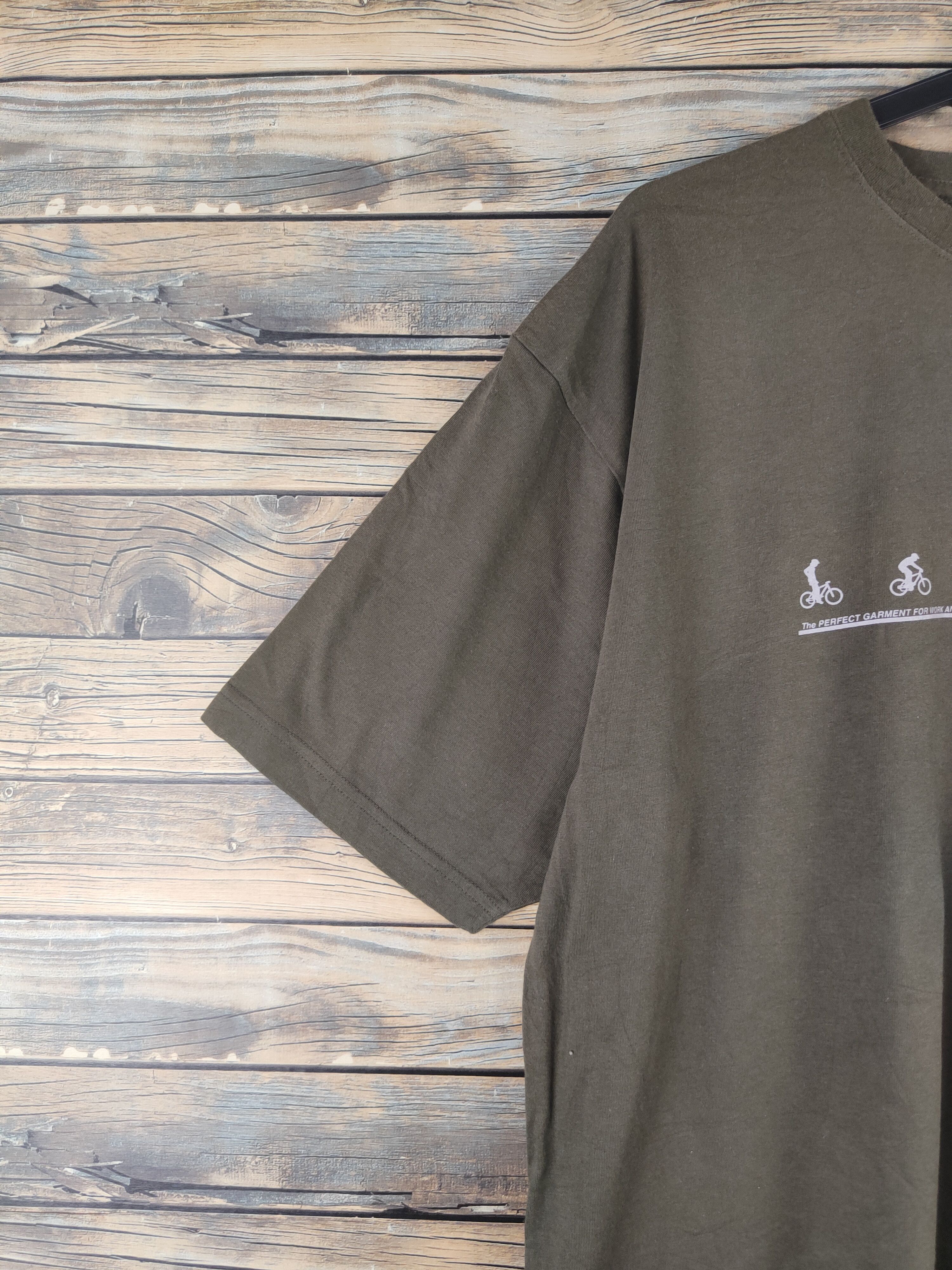 Michiko Koshino London DL Michiko London Jeans Olive Short Sleeve T-shirt #2764 Size US XL / EU 56 / 4 - 5 Thumbnail