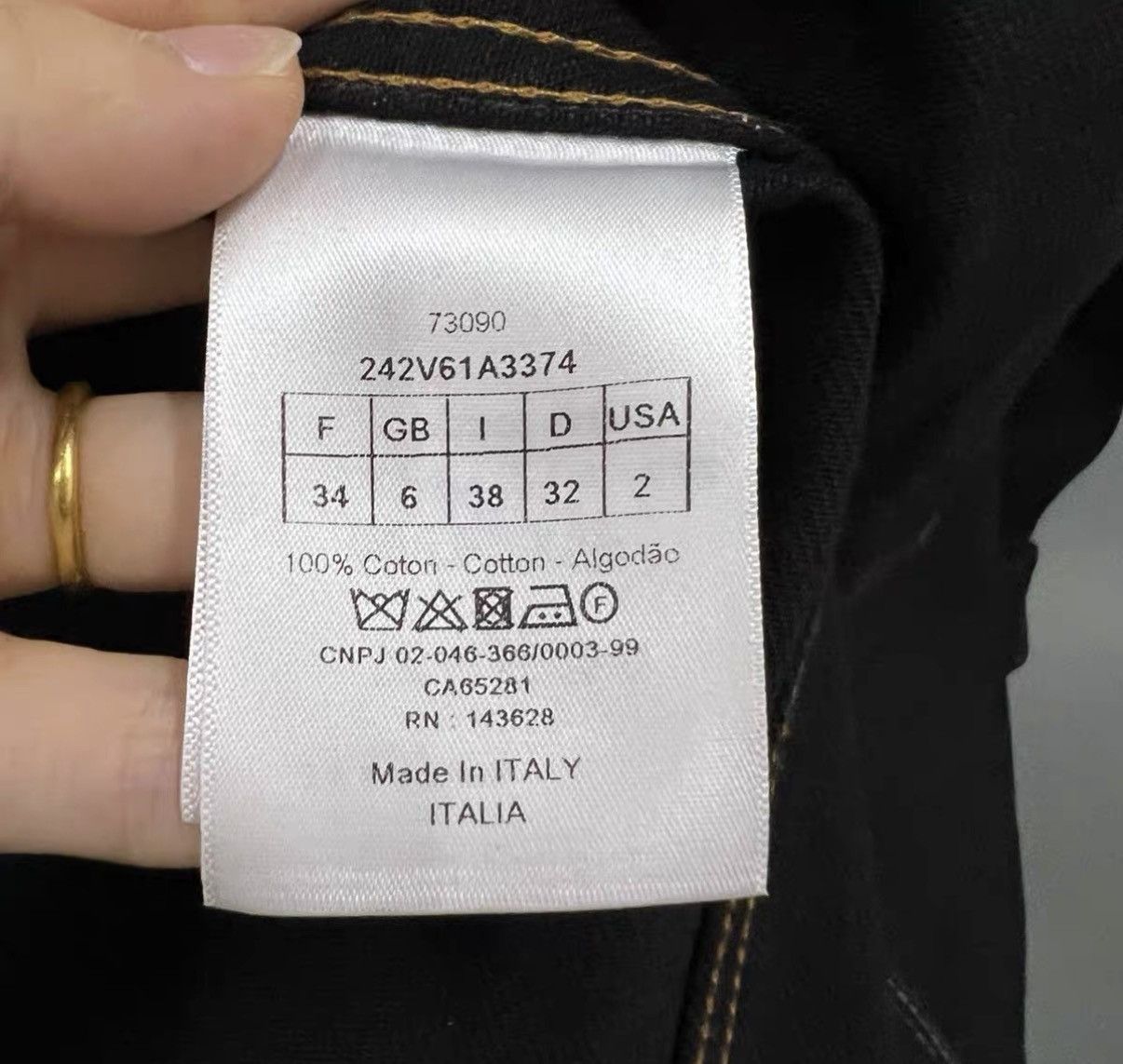 Dior Dior Stitched Denim Jacket J41 Size XS / US 0-2 / IT 36-38 - 3 Thumbnail